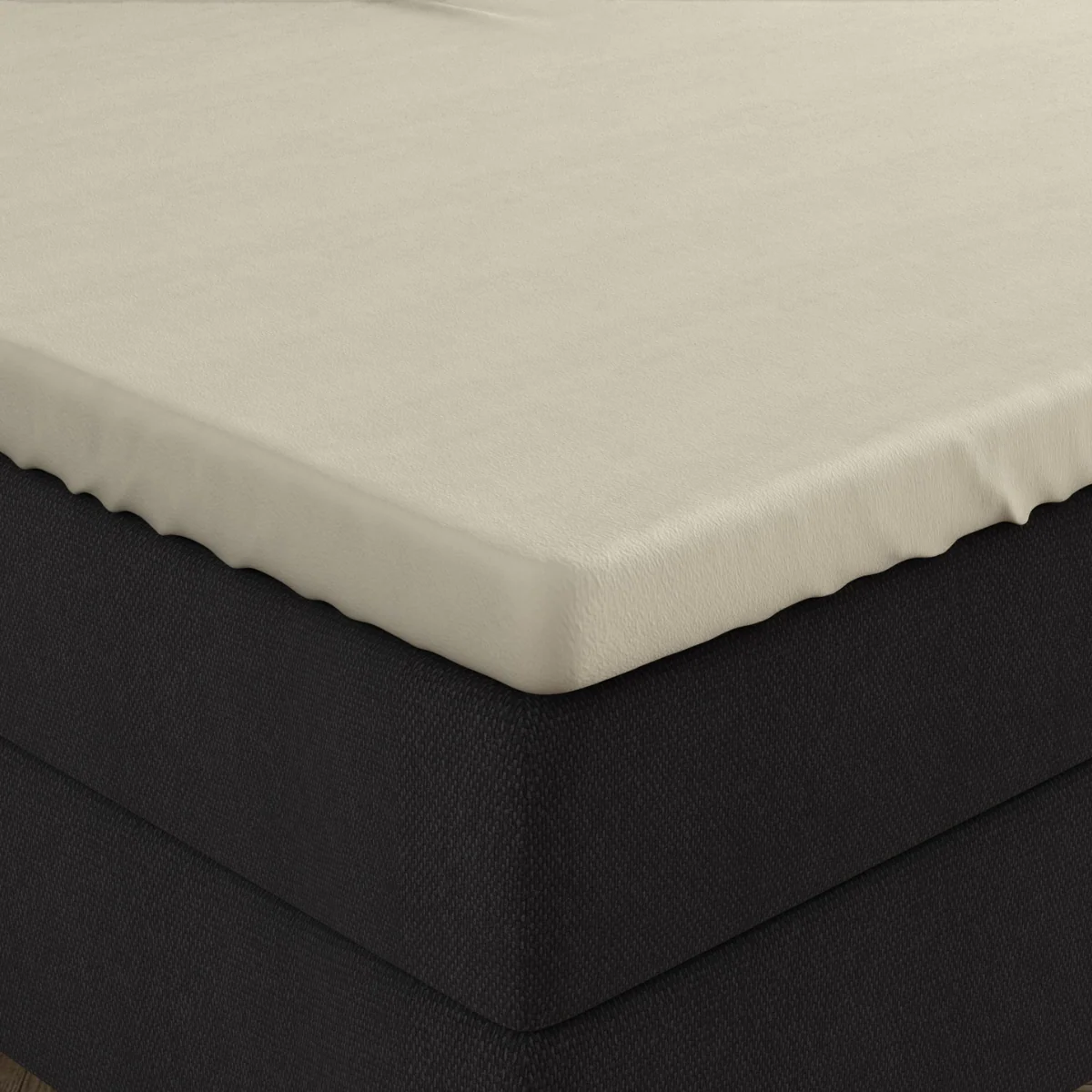 Double Jersey Topper Hoeslaken Creme - Image 5