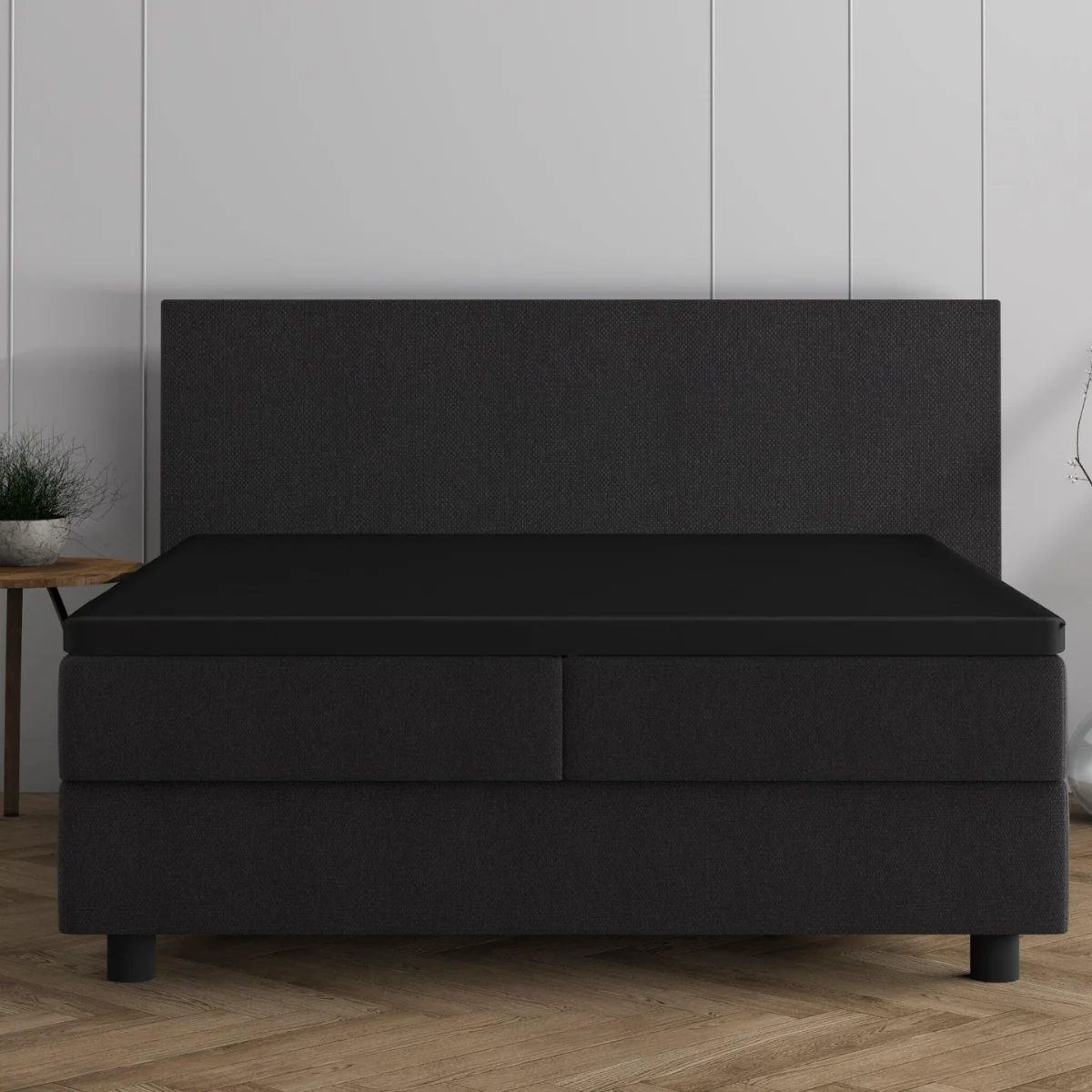 Double Jersey Topper Hoeslaken Zwart - Image 2