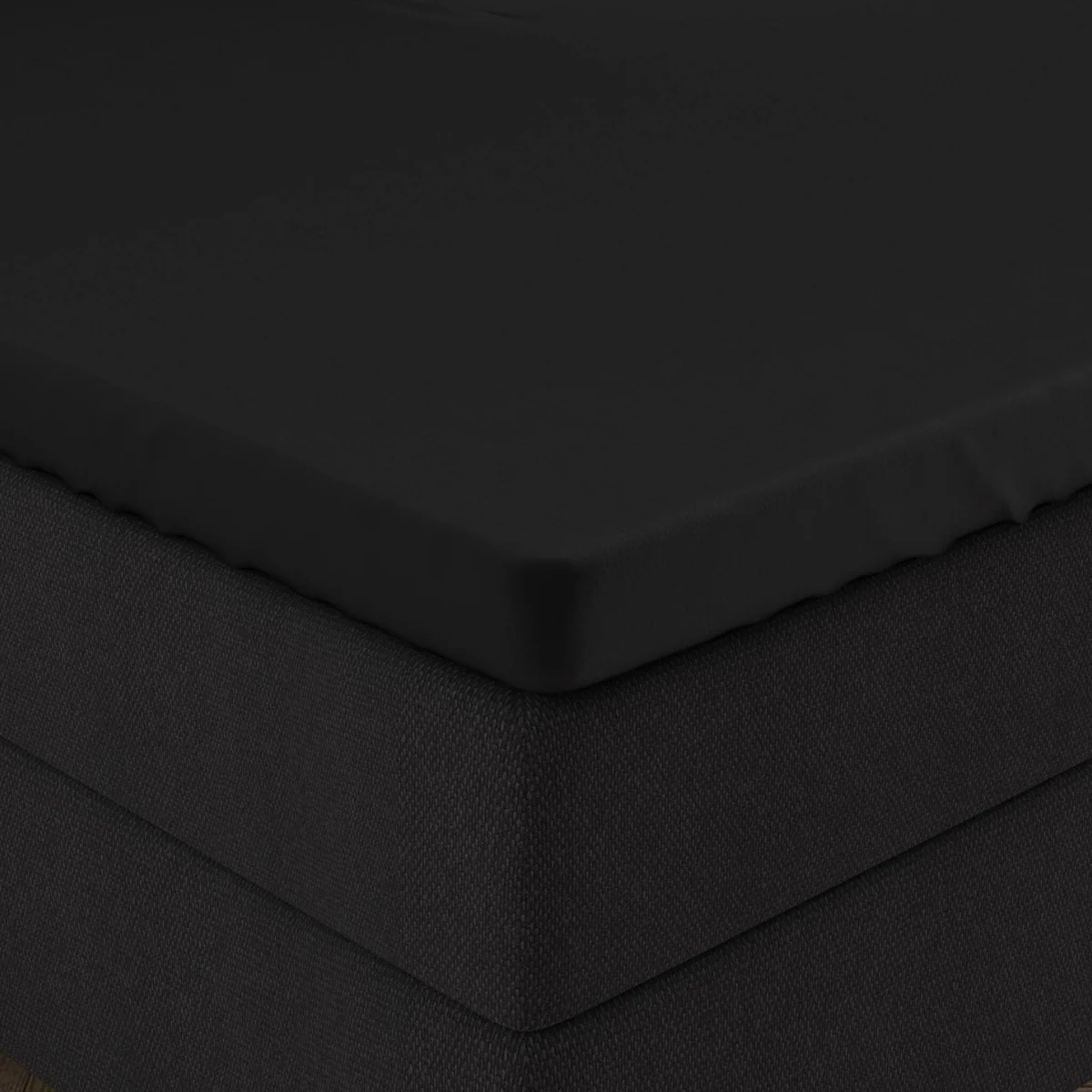 Double Jersey Topper Hoeslaken Zwart - Image 6