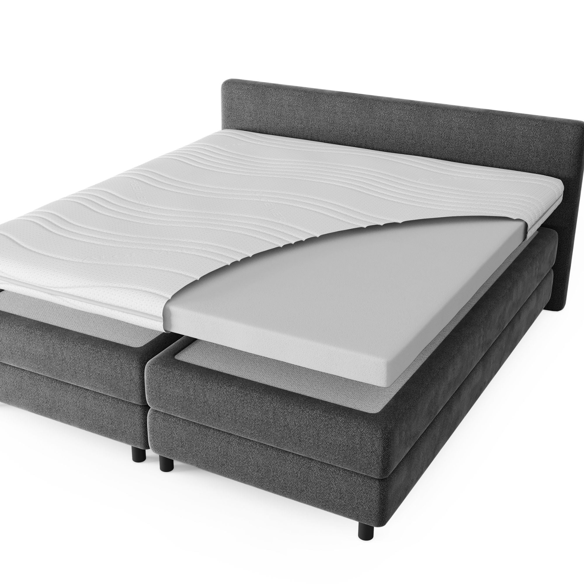 Topdekmatras - Comfortschuim Aloë Vera Tijk - Image 4