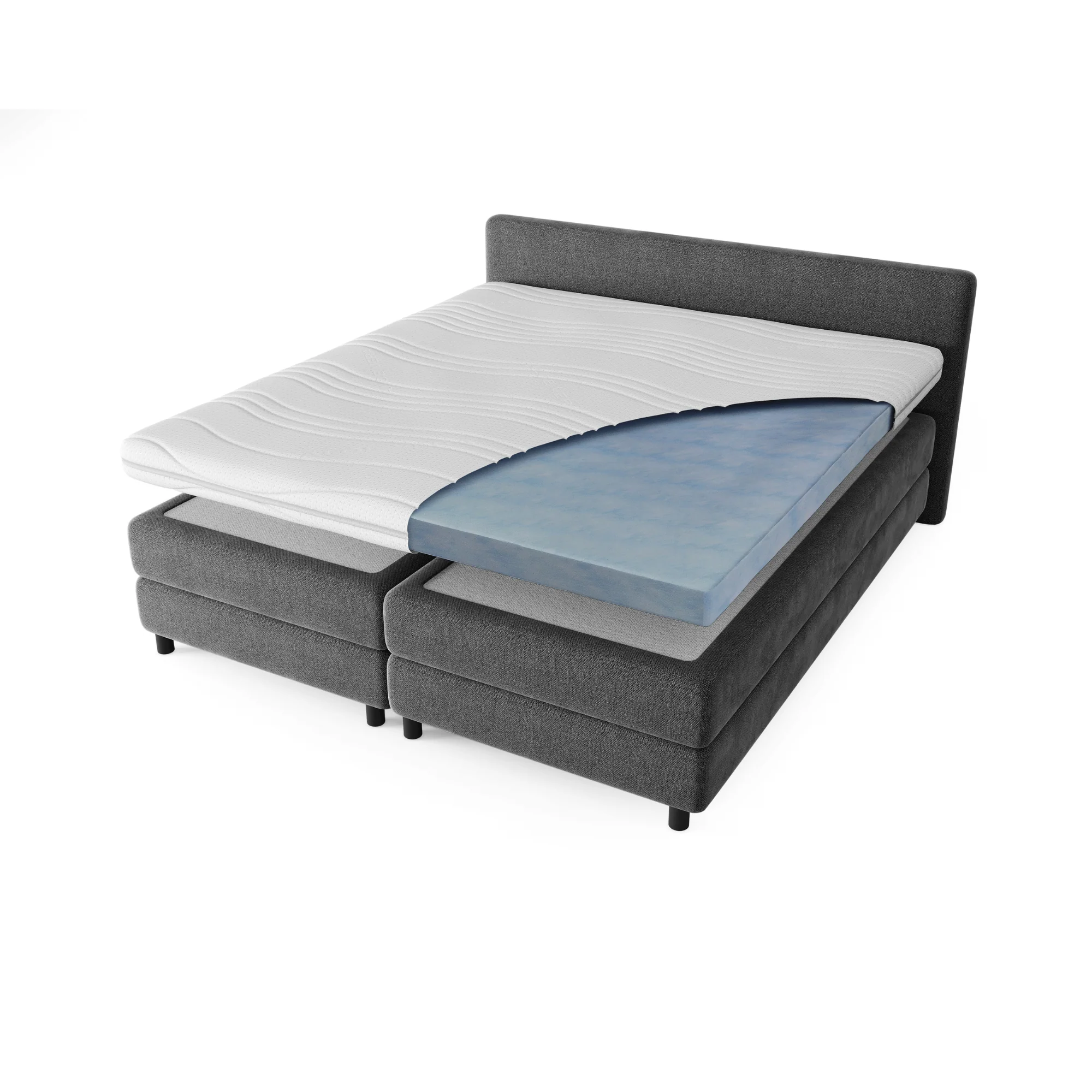 Topdekmatras - Hybrid Koudschuim Aloë Vera Tijk - Image 3