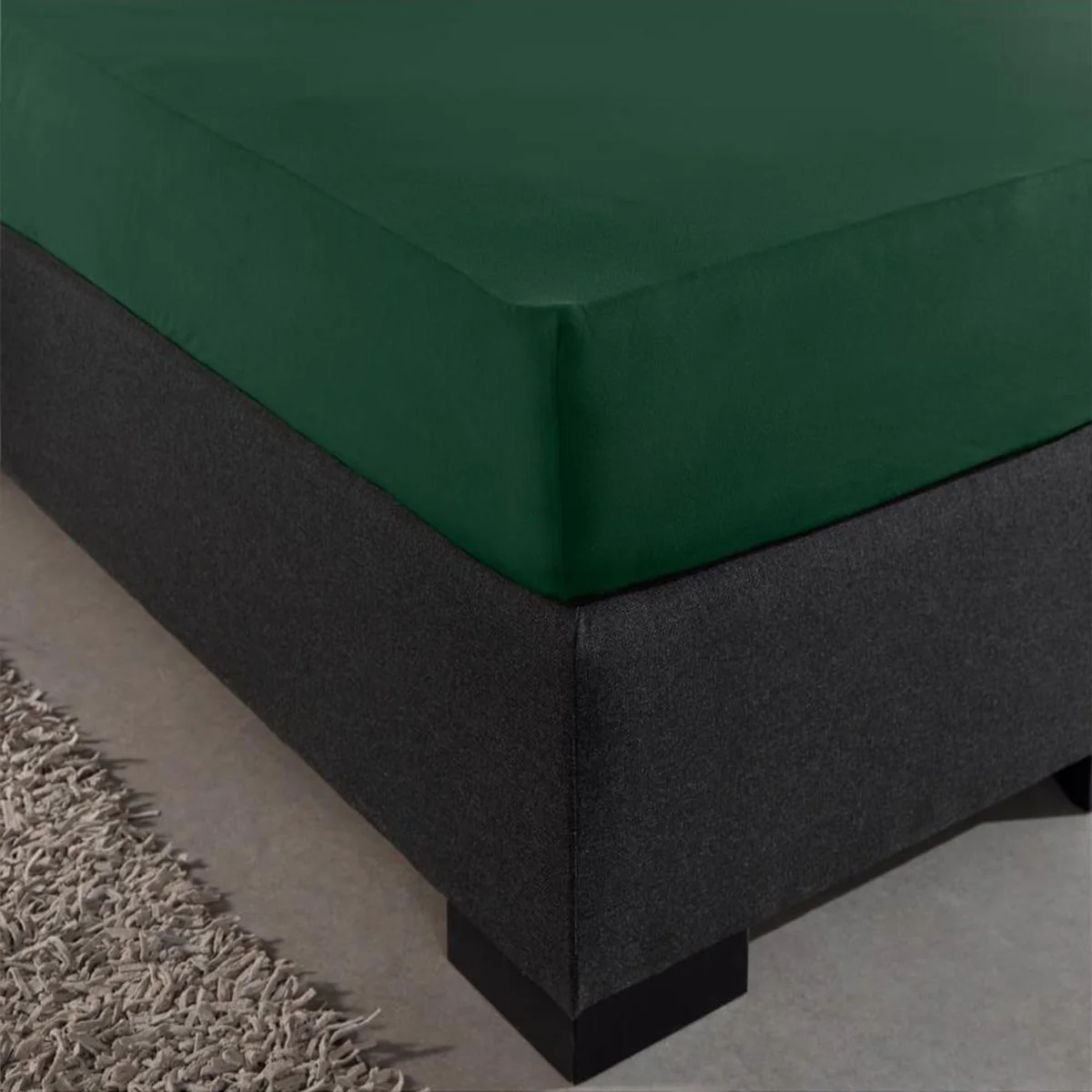Hoeslaken Dubbel Jersey Botanical Green - Image 3
