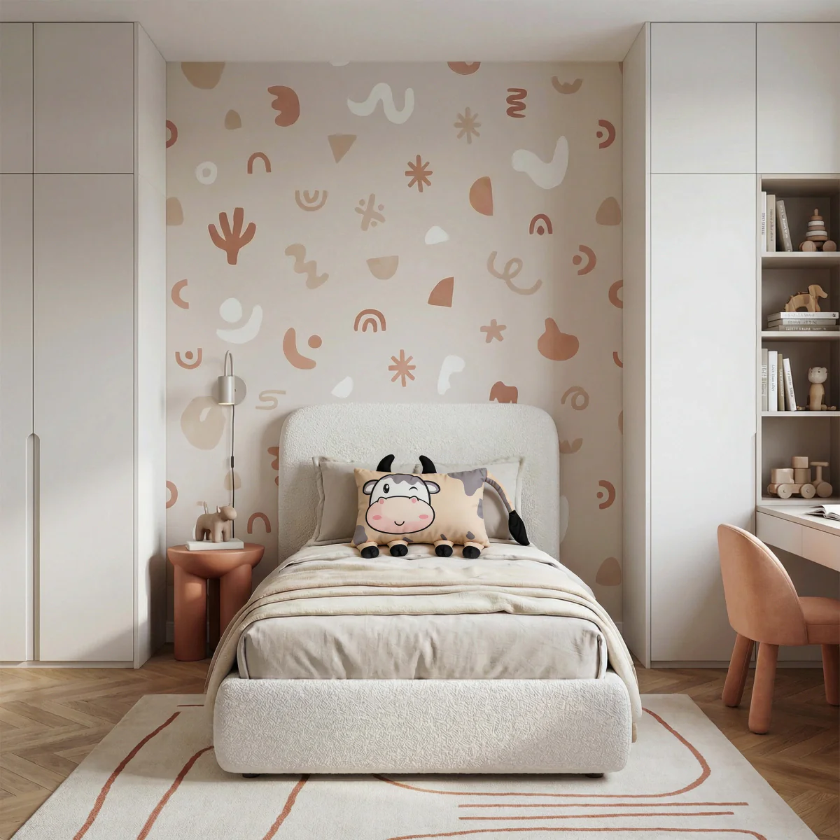 Hoofdkussen Kids Koosje Koe - Grijs/Beige - Image 6