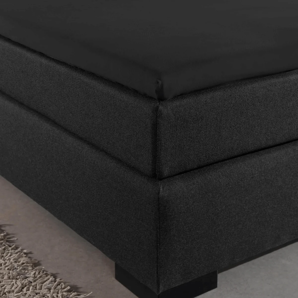 Jersey Topper Hoeslaken Zwart - Image 5