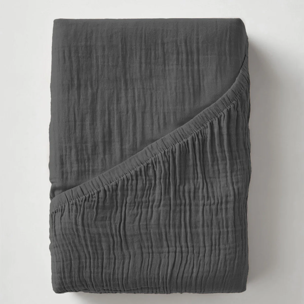 Mousseline Hoeslaken - Anthracite - Image 3