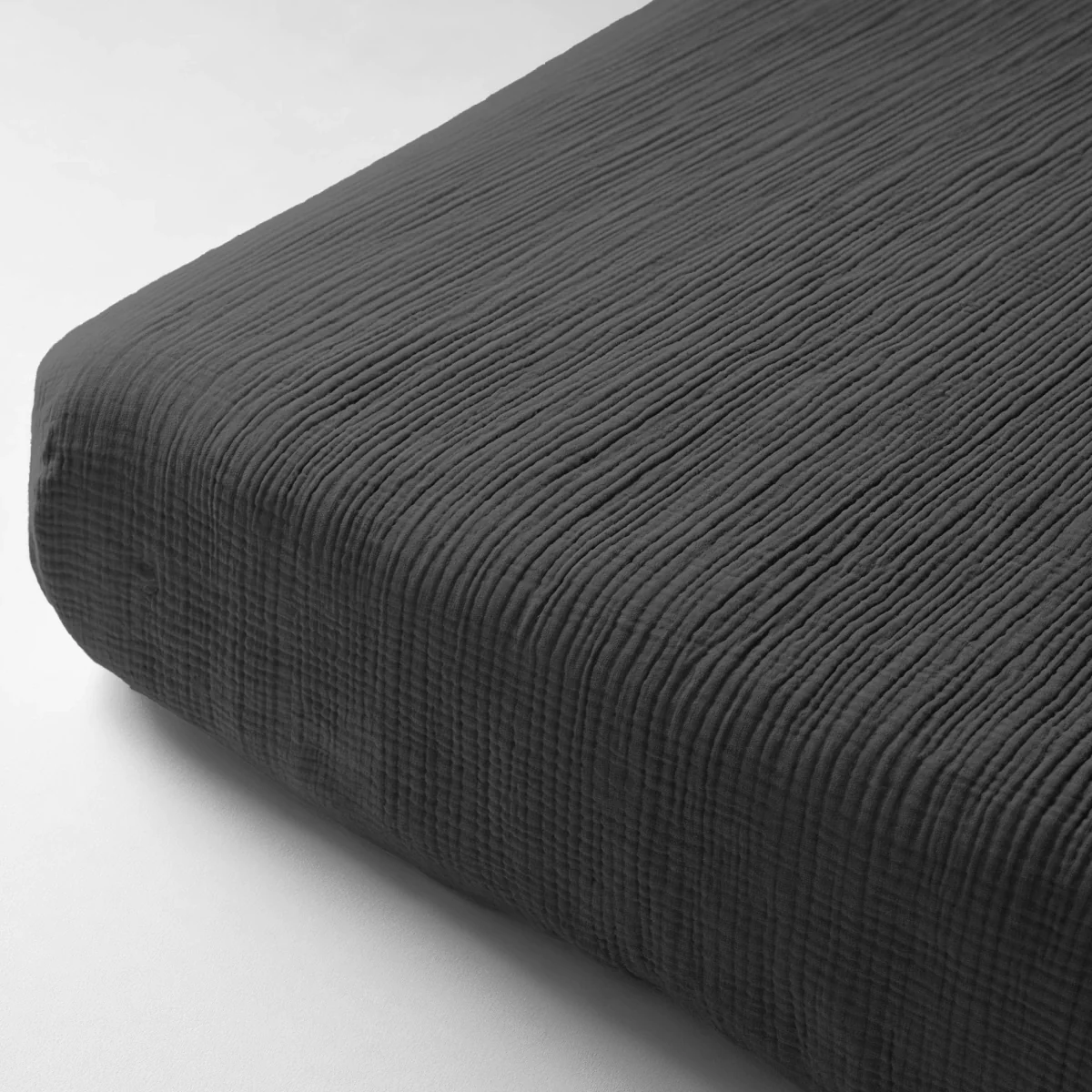 Mousseline Hoeslaken - Anthracite - Image 4