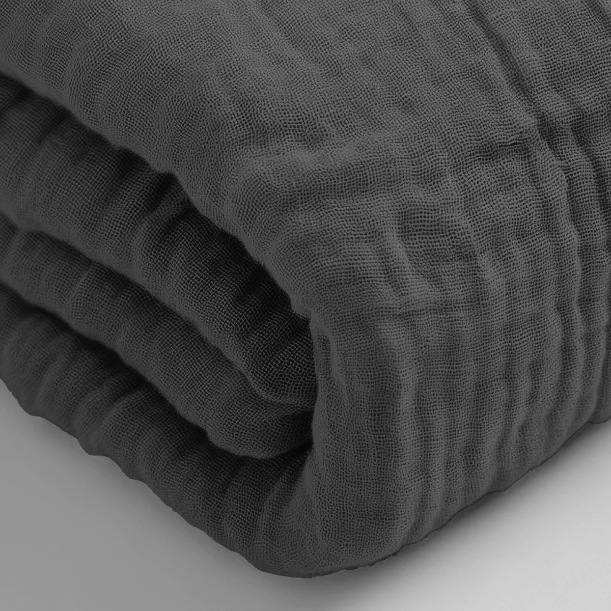 Mousseline Hoeslaken - Anthracite - Image 5