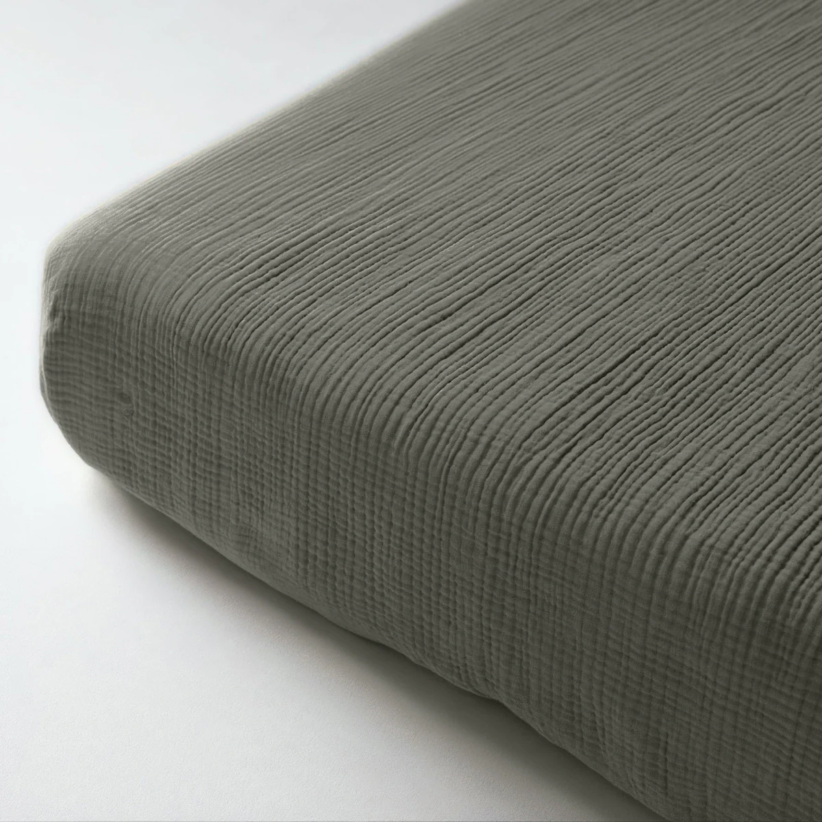 Mousseline Hoeslaken - Grey-Green - Image 4
