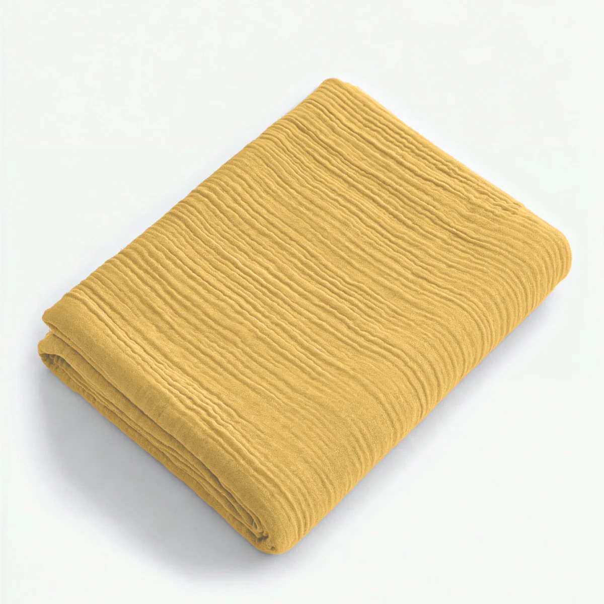 Mousseline Hoeslaken - Ochre-Yellow - Image 3