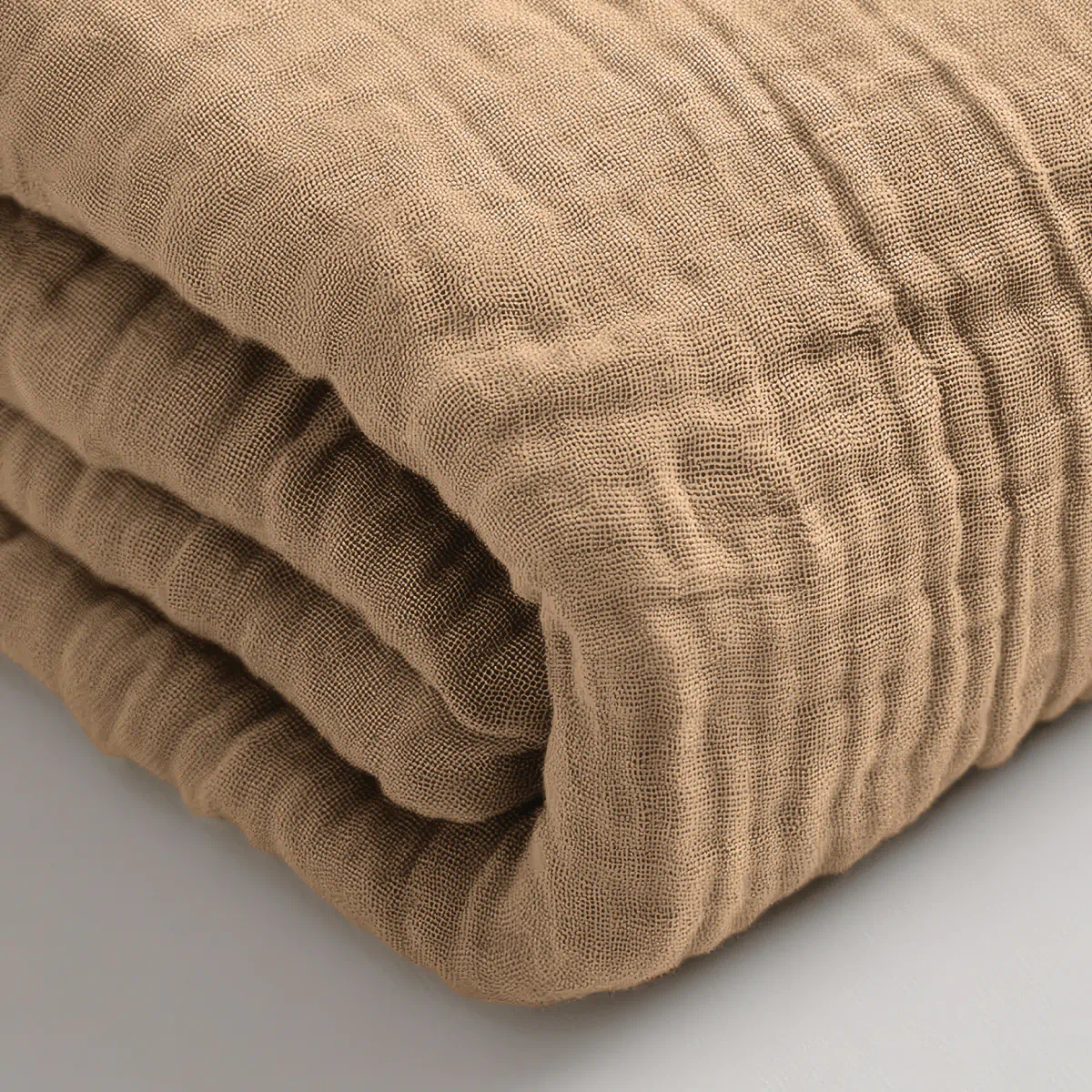 Mousseline Hoeslaken - Taupe - Image 5