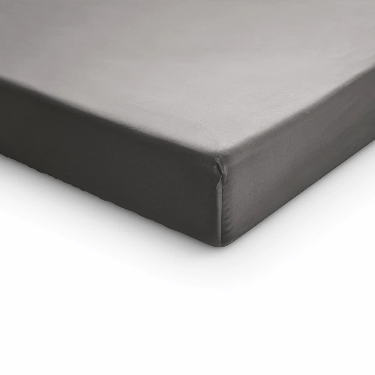 Primaviera Deluxe Topper Satijn Hoeslaken Grijs - Image 3
