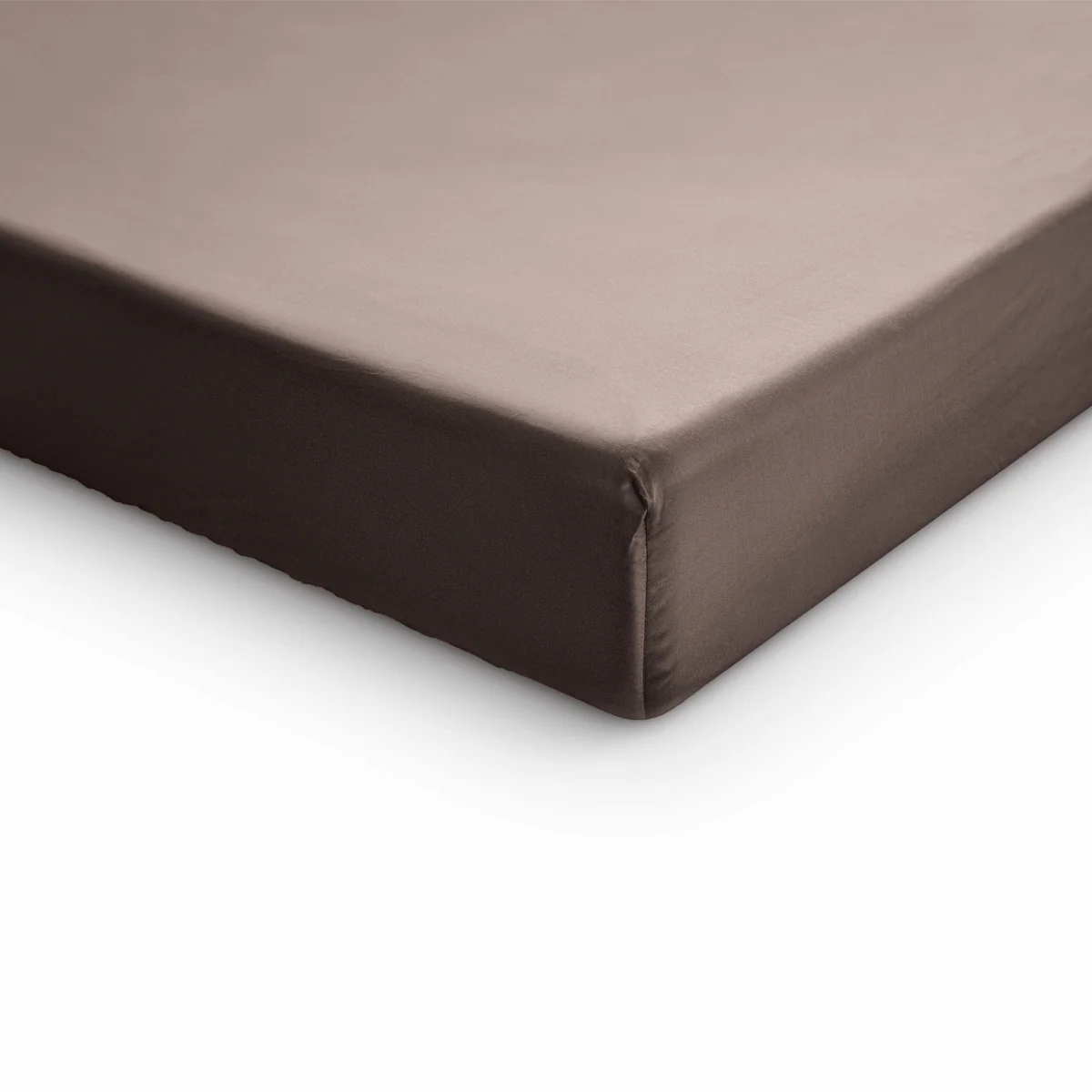 Primaviera Deluxe Topper Satijn Hoeslaken Taupe - Image 5