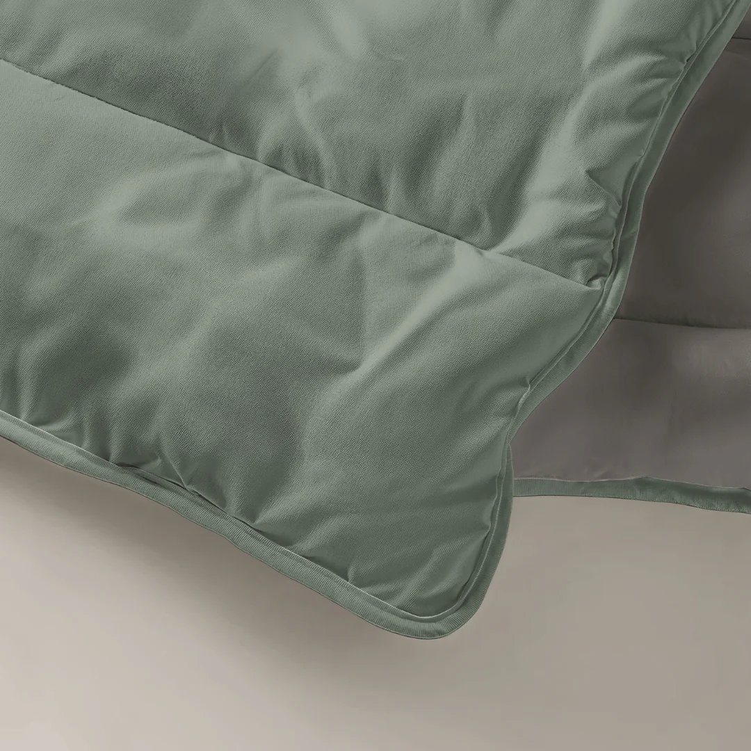 Zelesta Royalbed - Tender Grey & Pastel Green - Image 15
