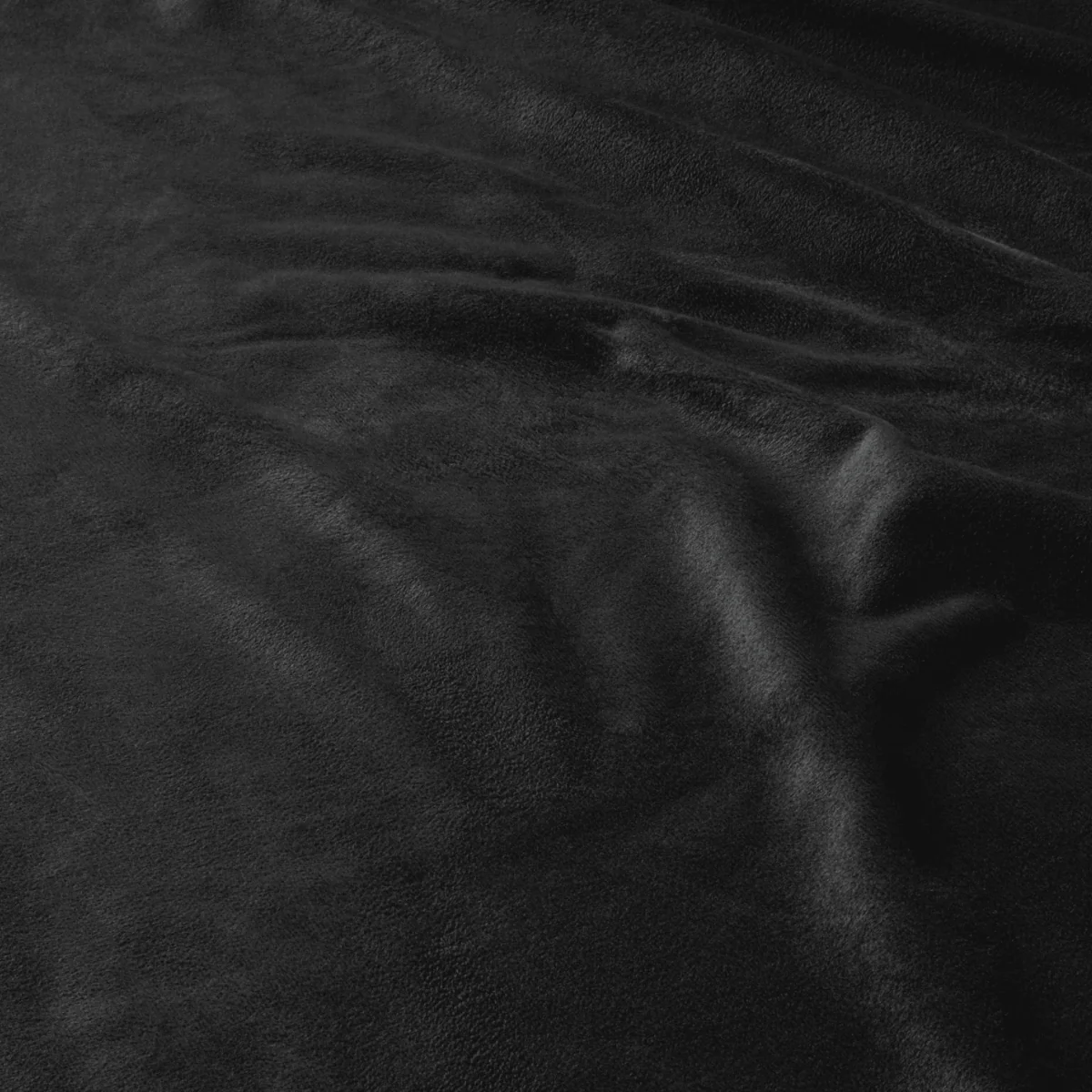 Velvet Hoeslaken Zwart - Image 6