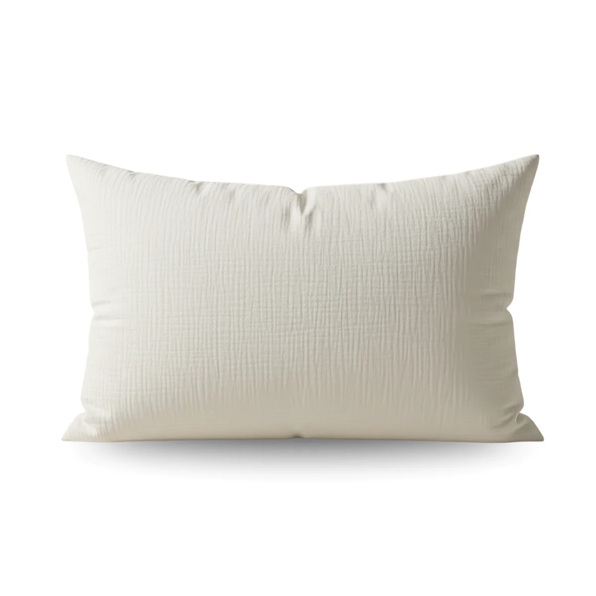 Teddy Katoen Mousseline  Kussensloop Set van 2 - Beige
