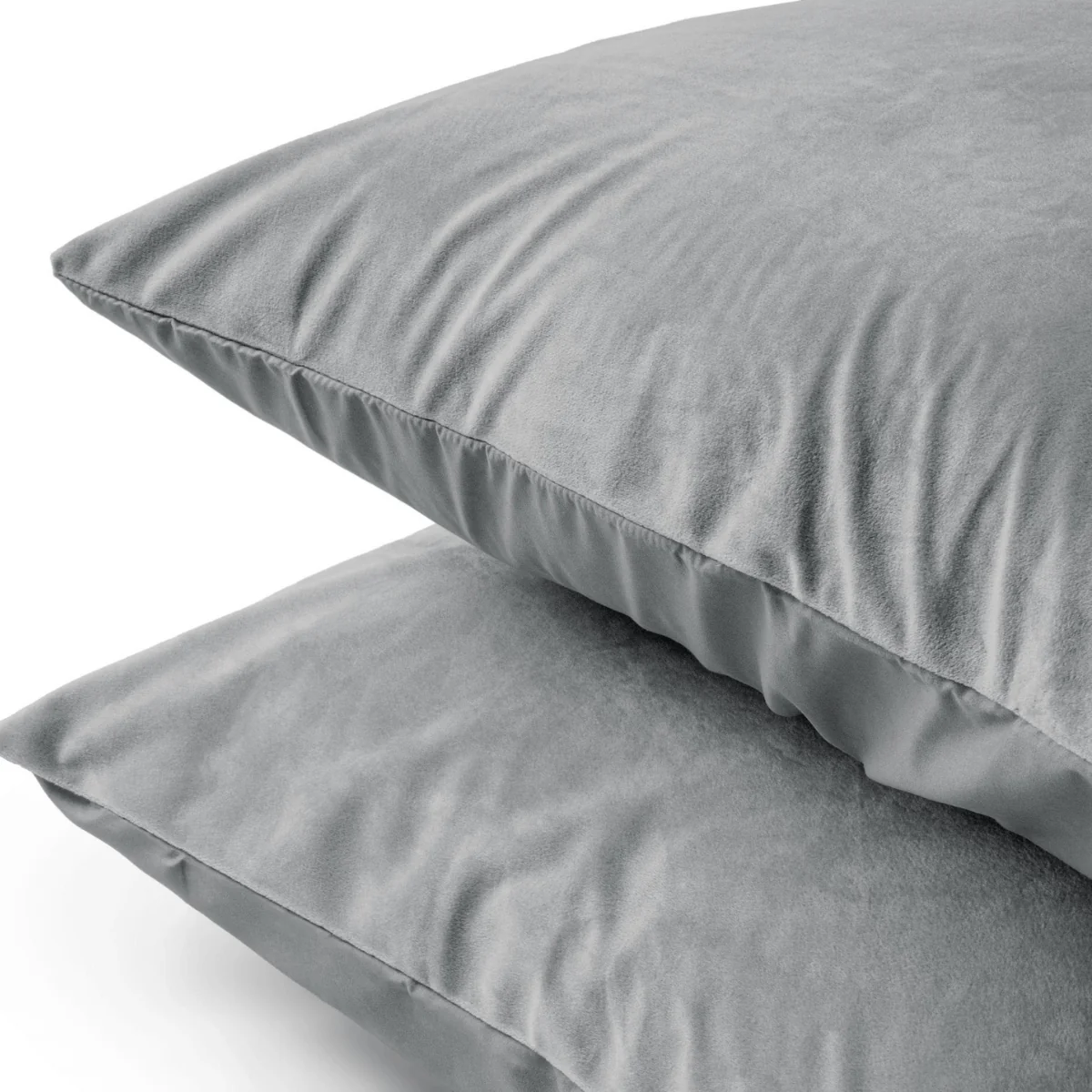 Velvet 2 in 1 Kussensloop Set van 2  - Grijs