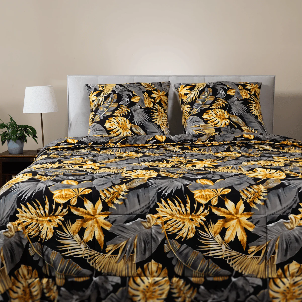 Zelesta Wonderbed 4 Seasons Double - Golden Leaves - Image 3