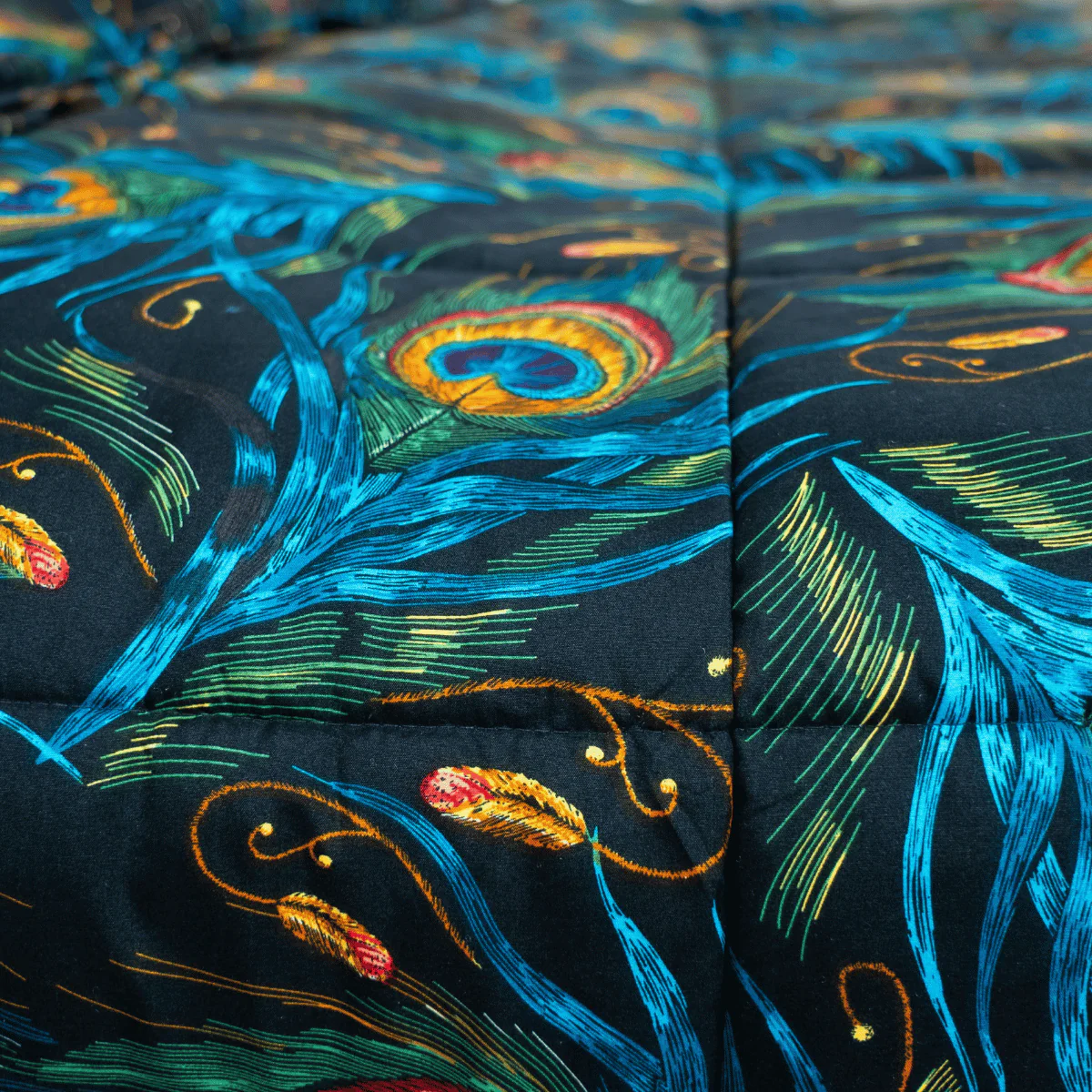 Zelesta Wonderbed 4 Seasons Double - Peacock Feathers - Image 14