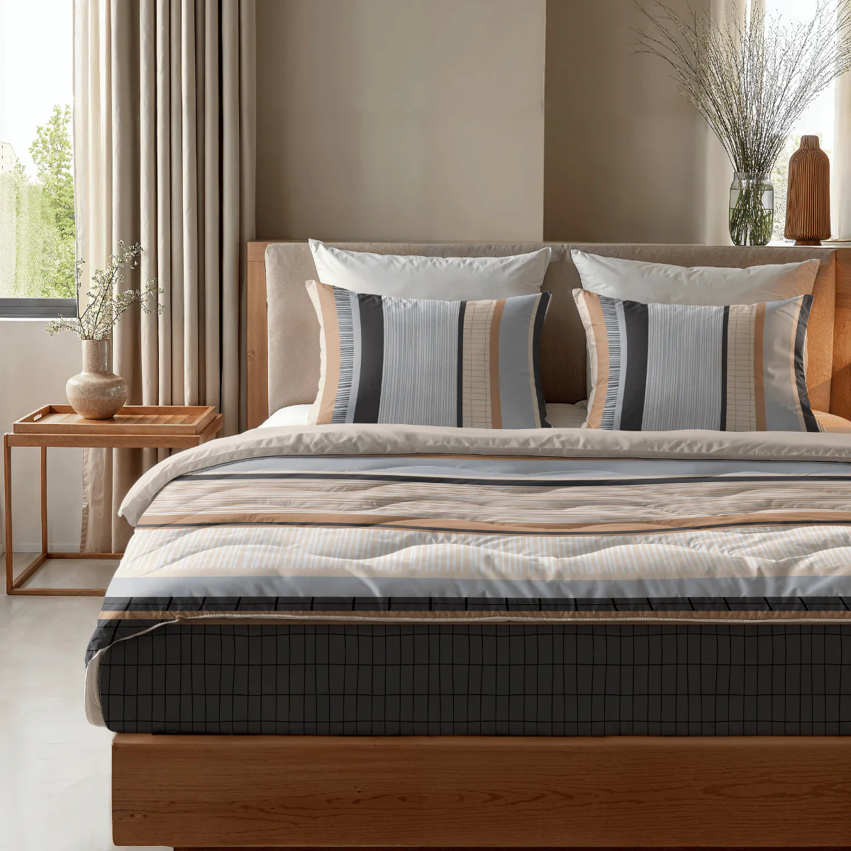 Zelesta Comfort Design Dekbed - Blue Stripes - Image 9