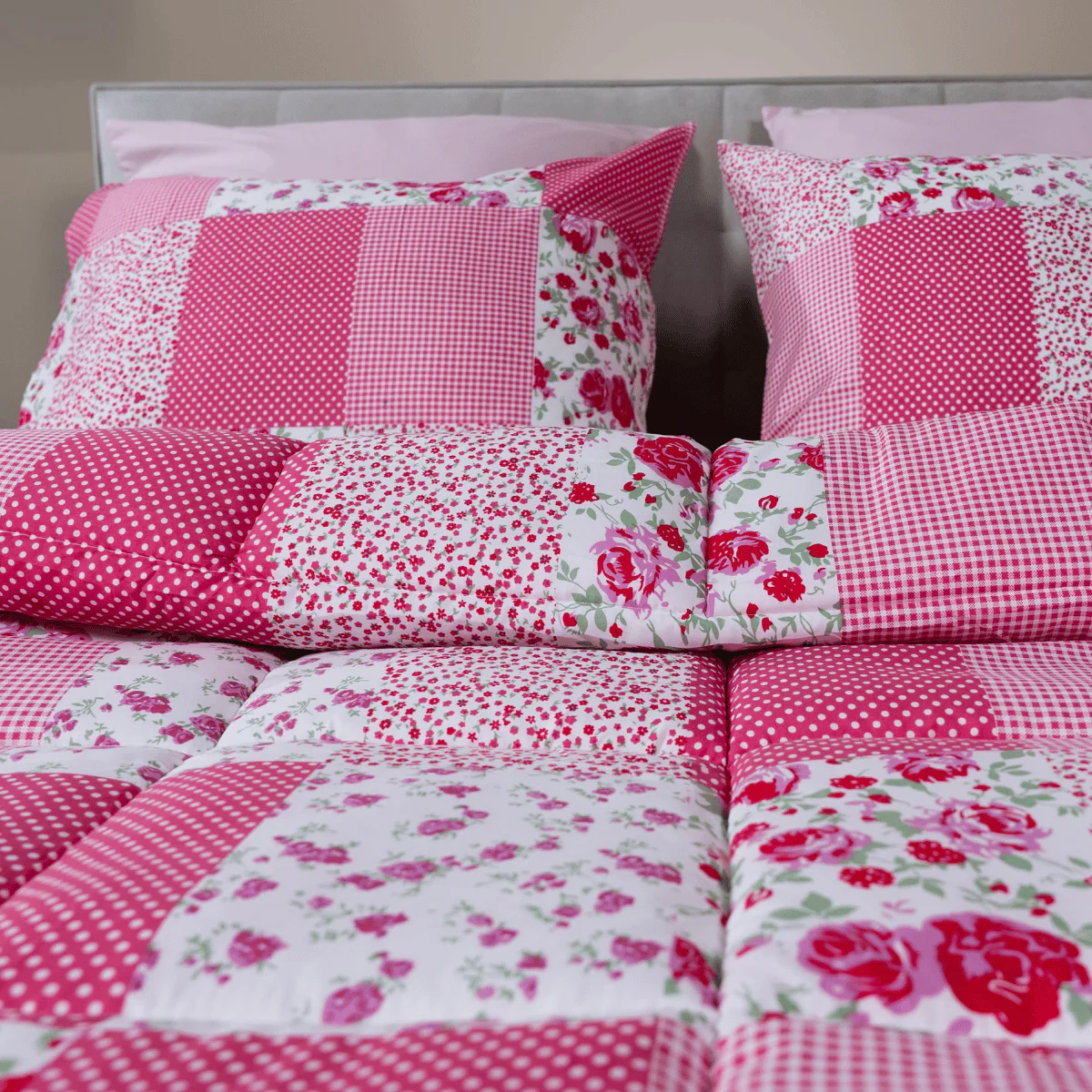 Zelesta Comfort Design Dekbed - Patchwork Pink - Image 10