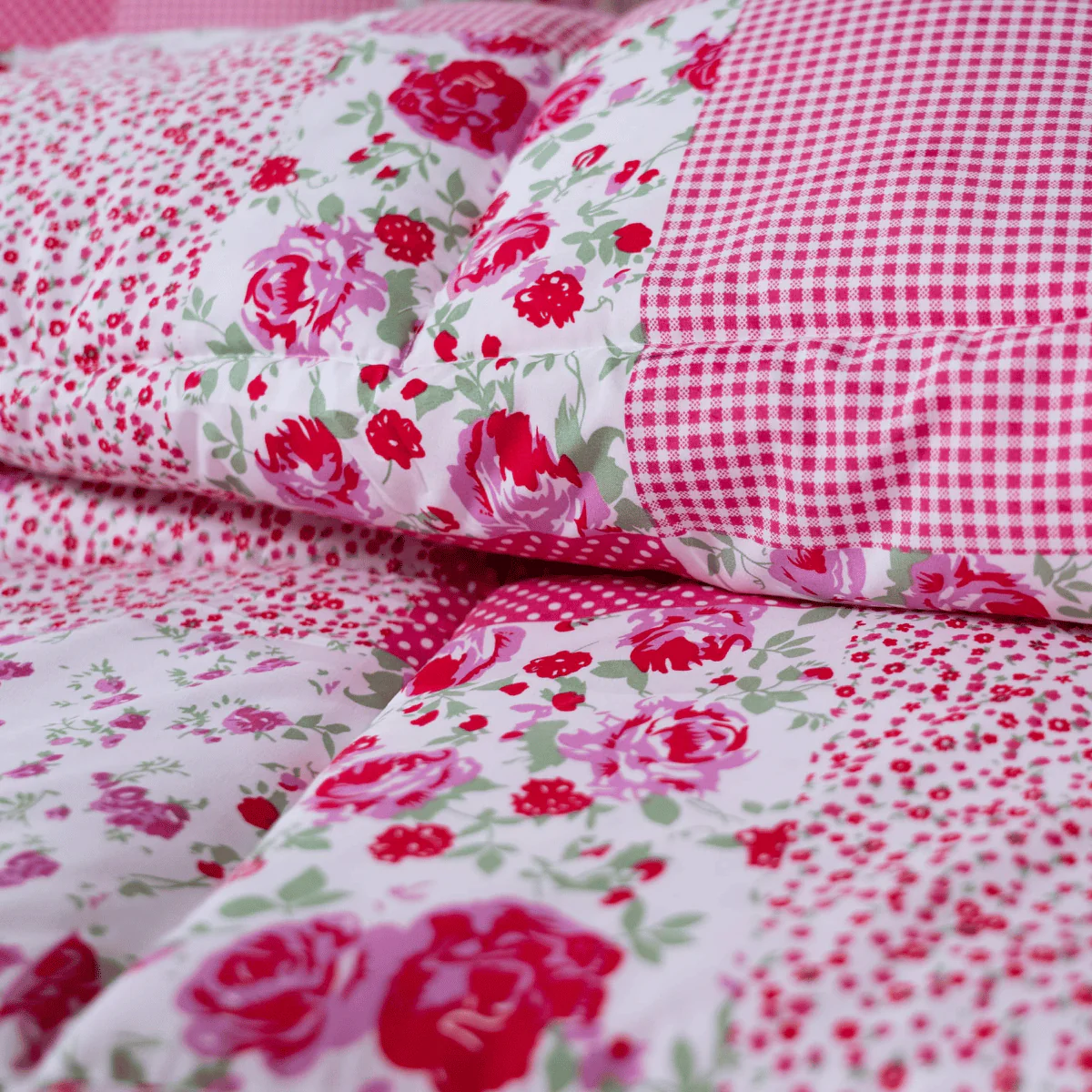 Zelesta Comfort Design Dekbed - Patchwork Pink - Image 12