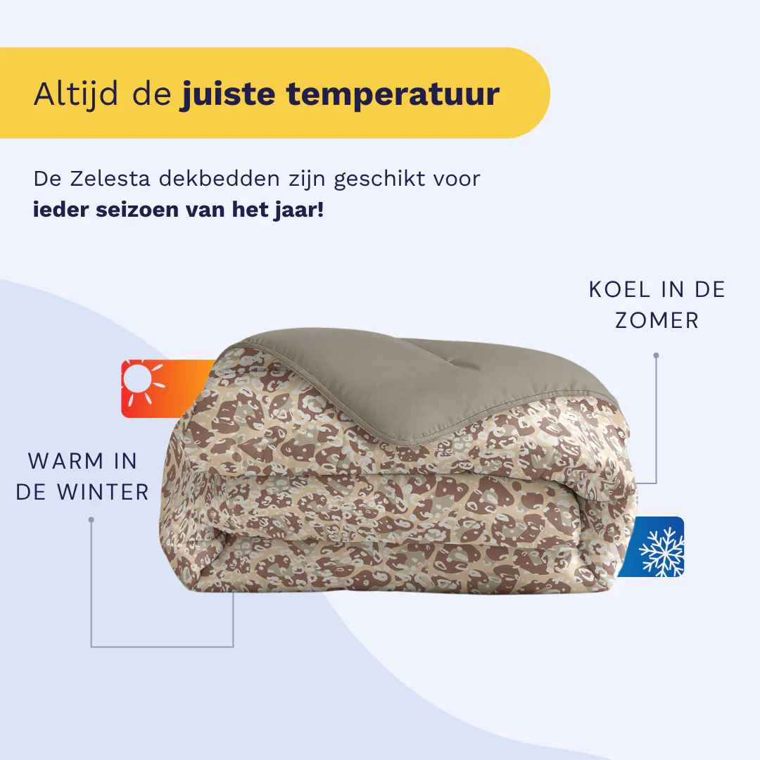 Zelesta Comfort Design Dekbed - Sand Panter - Image 4