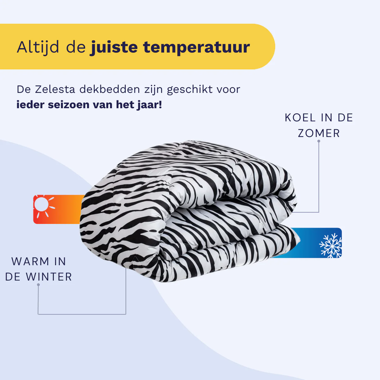 Zelesta Comfort Design Dekbed - Zebra Skin - Image 5