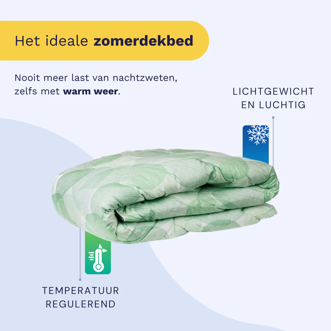 Zelesta Comfort Design Zomerdekbed - Fresh Leaf - Image 4