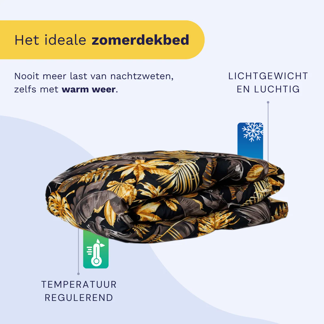 Zelesta Comfort Design Zomerdekbed - Golden Leaves - Image 4