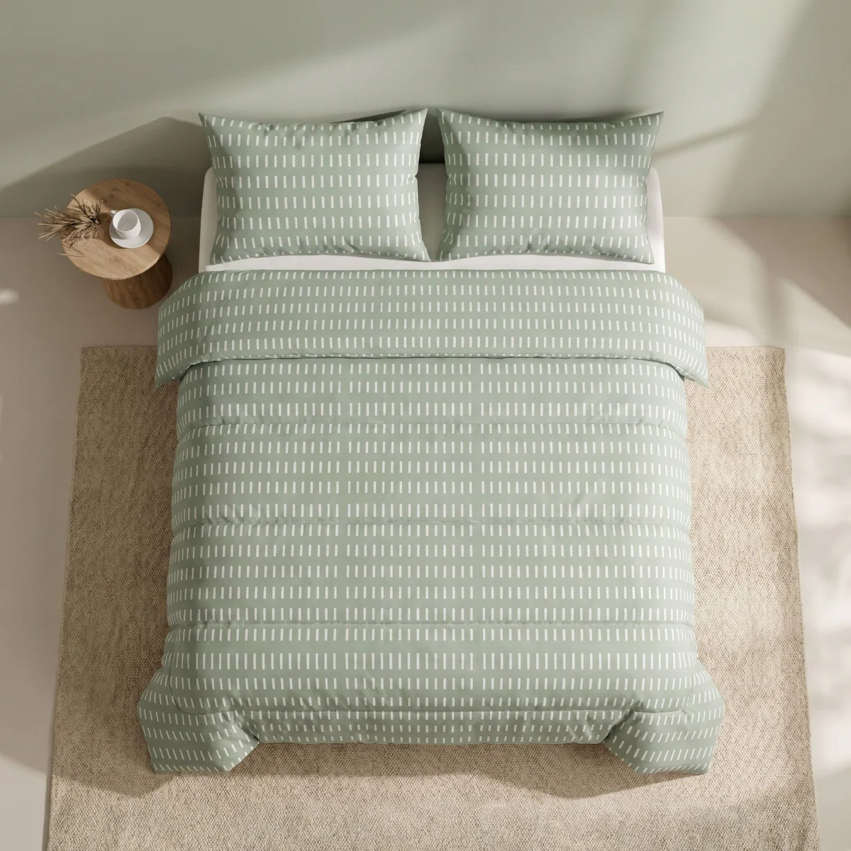 Zelesta Comfort Design Zomerdekbed - Olive Stitches - Image 3