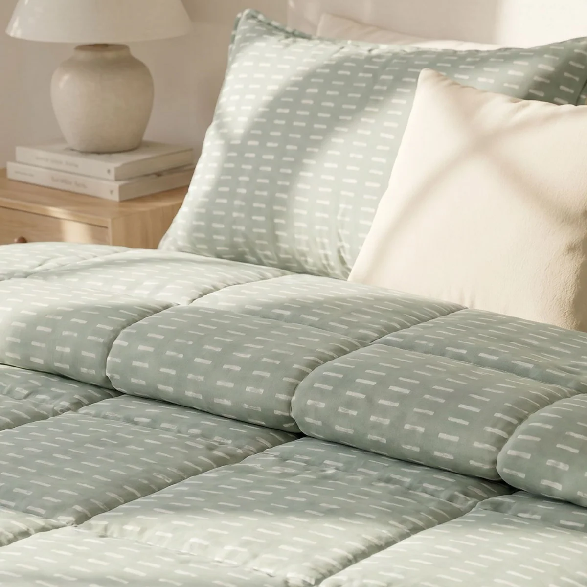 Zelesta Comfort Design Zomerdekbed - Olive Stitches - Image 5