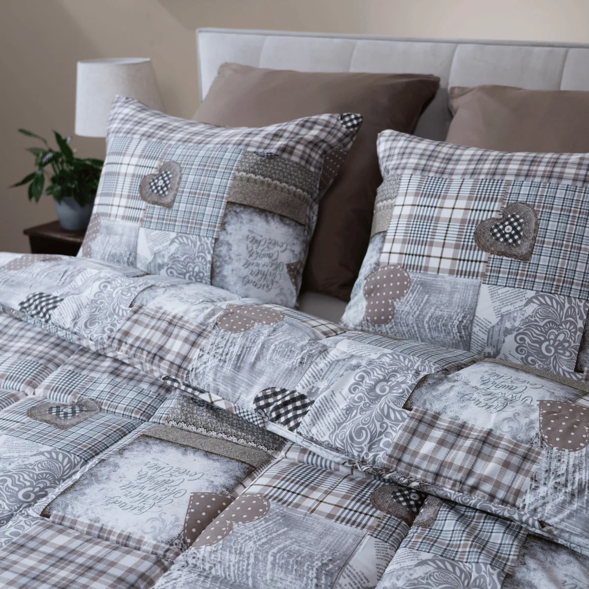 Zelesta Comfort Design Zomerdekbed - Patchwork Hearts - Image 10