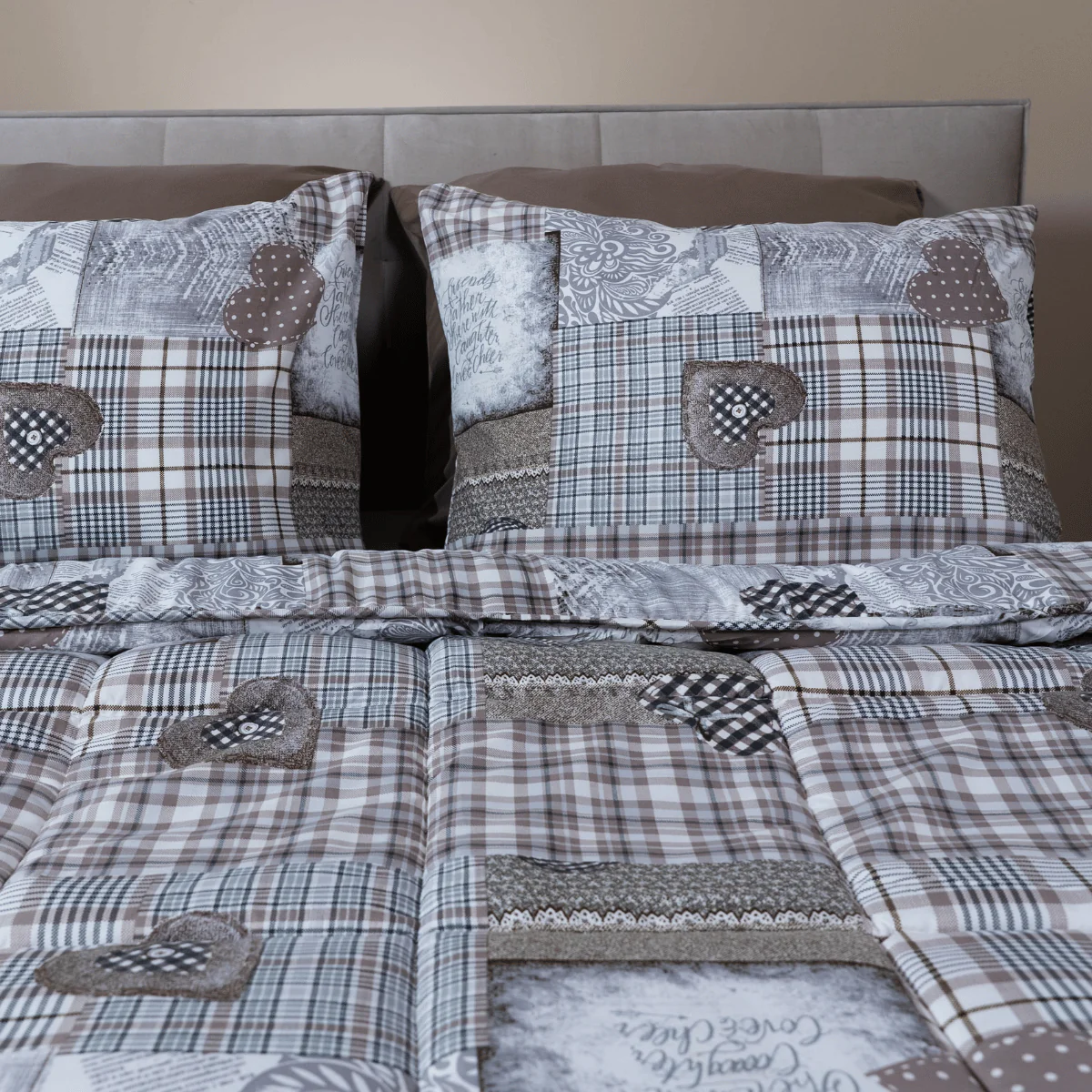 Zelesta Comfort Design Zomerdekbed - Patchwork Hearts - Image 9