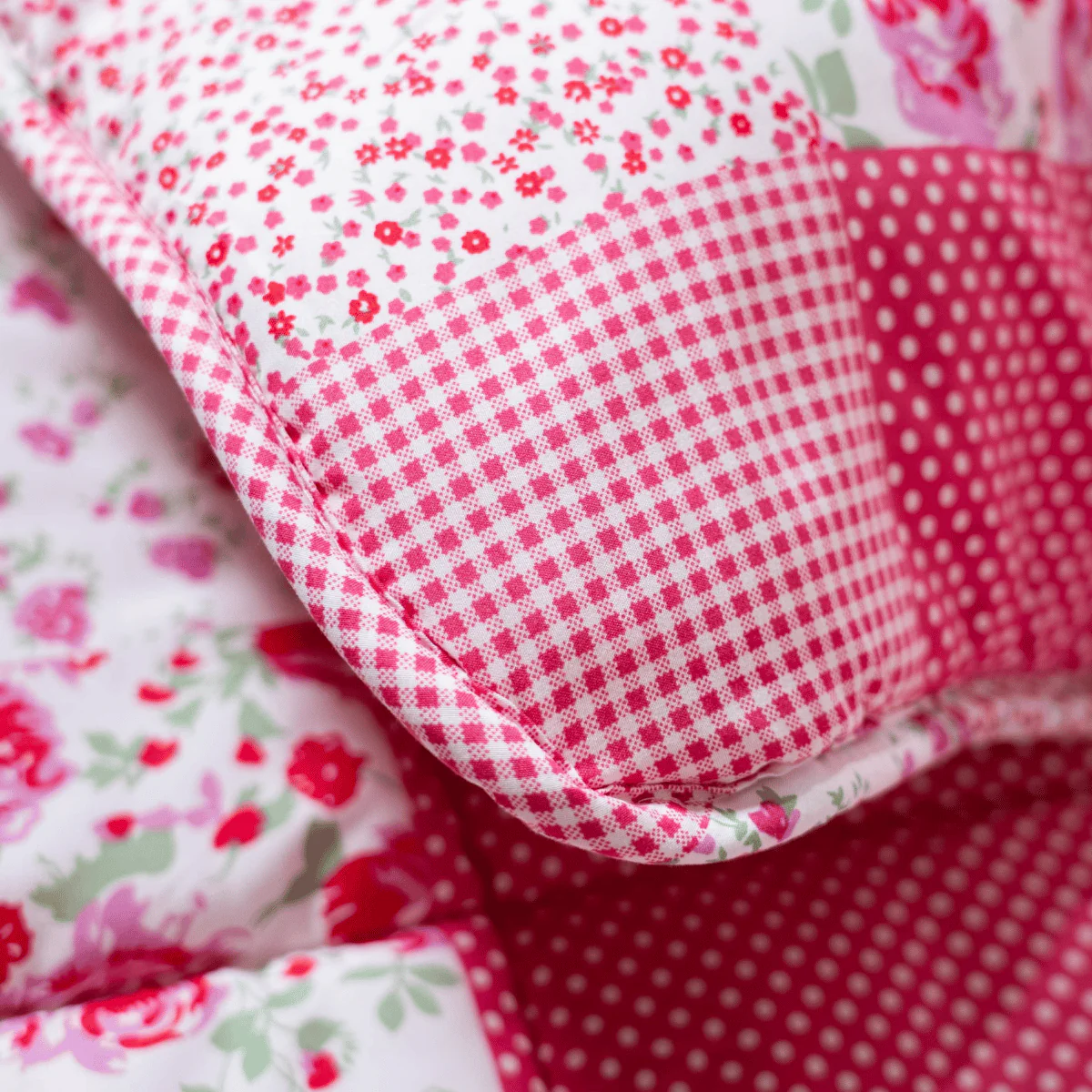 Zelesta Comfort Design Zomerdekbed - Patchwork Pink - Image 10