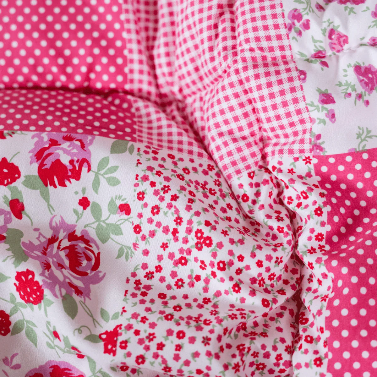 Zelesta Comfort Design Zomerdekbed - Patchwork Pink - Image 11