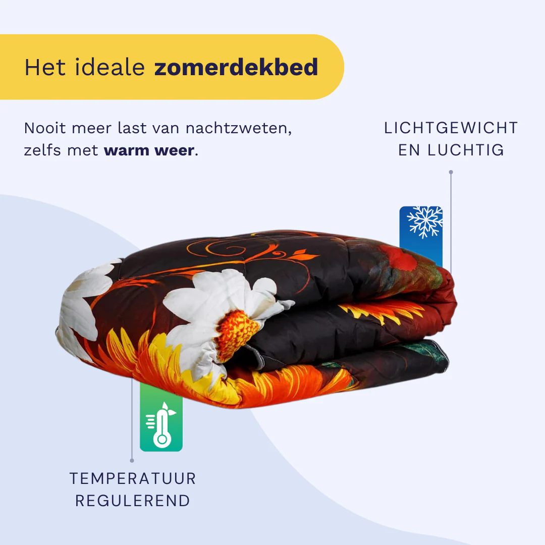 Zelesta Comfort Design Zomerdekbed - Summer Flowers - Image 4