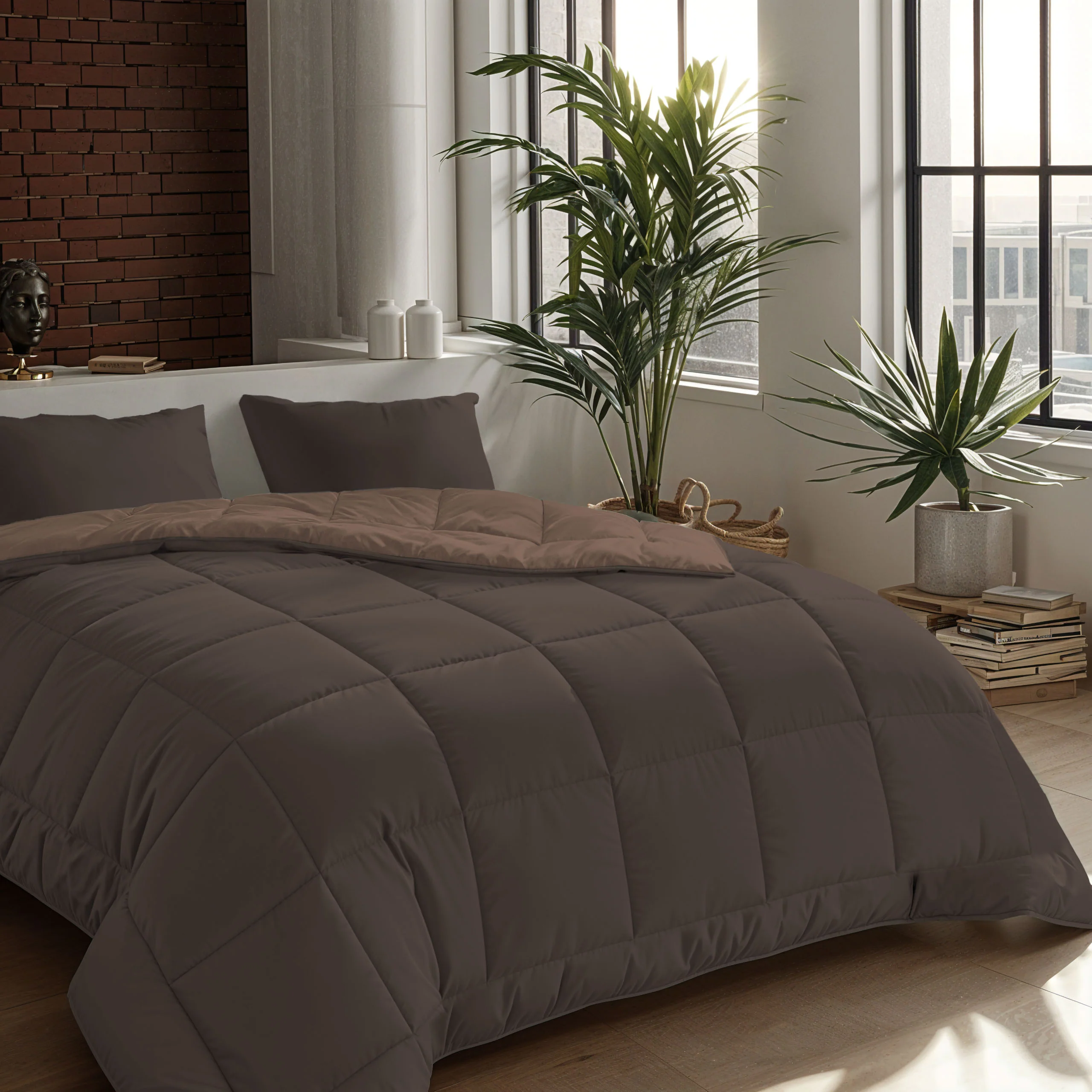 Zelesta Comfort Duo Dekbed - Chocoladebruin & Mokka - Image 3
