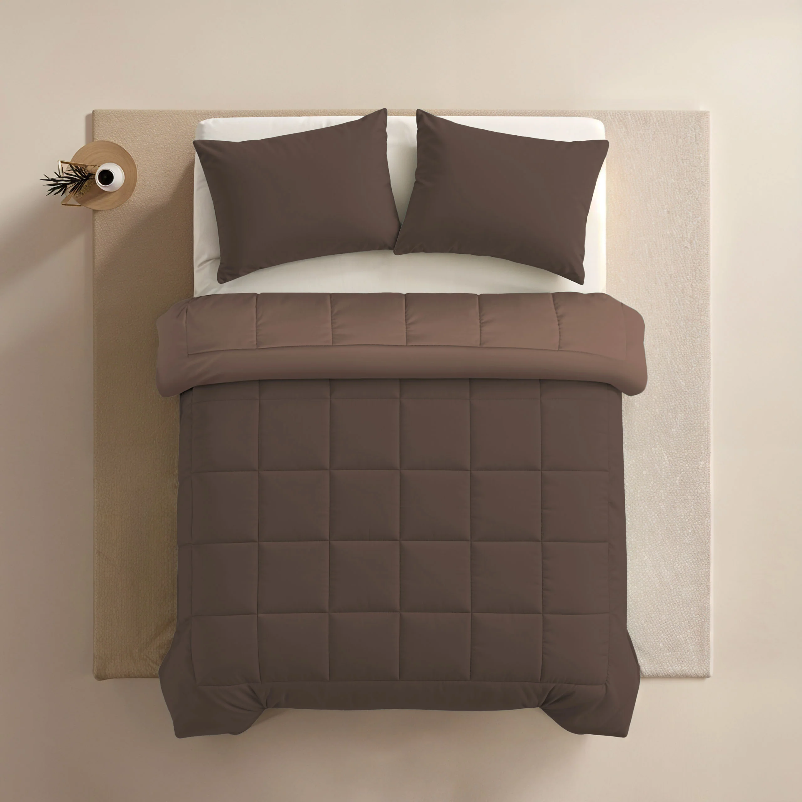 Zelesta Comfort Duo Dekbed - Chocoladebruin & Mokka - Image 4