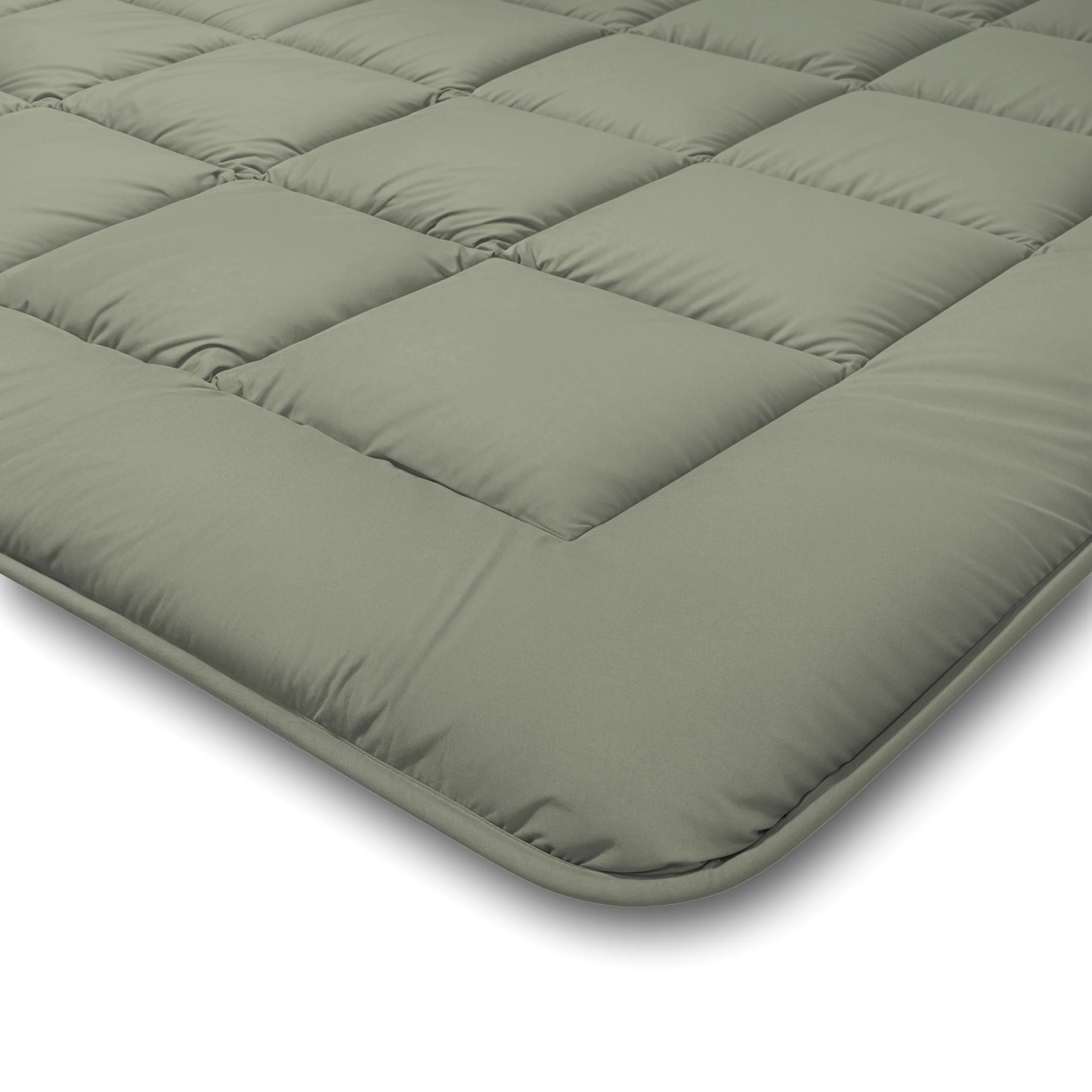 Zelesta Comfort Duo Dekbed - Olijfgroen & Crème - Image 6