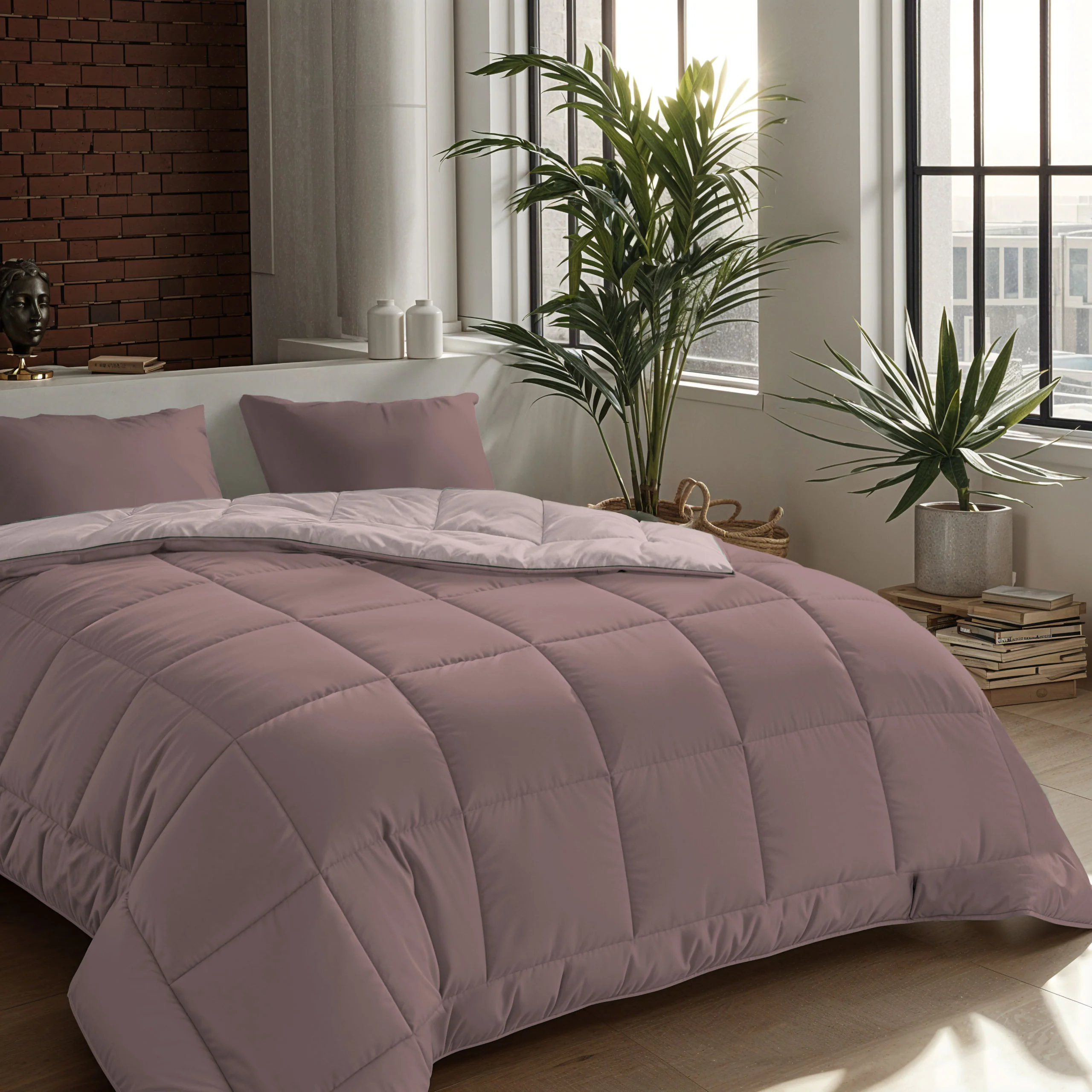 Zelesta Comfort Duo Dekbed - Oudroze & Lichtroze - Image 3