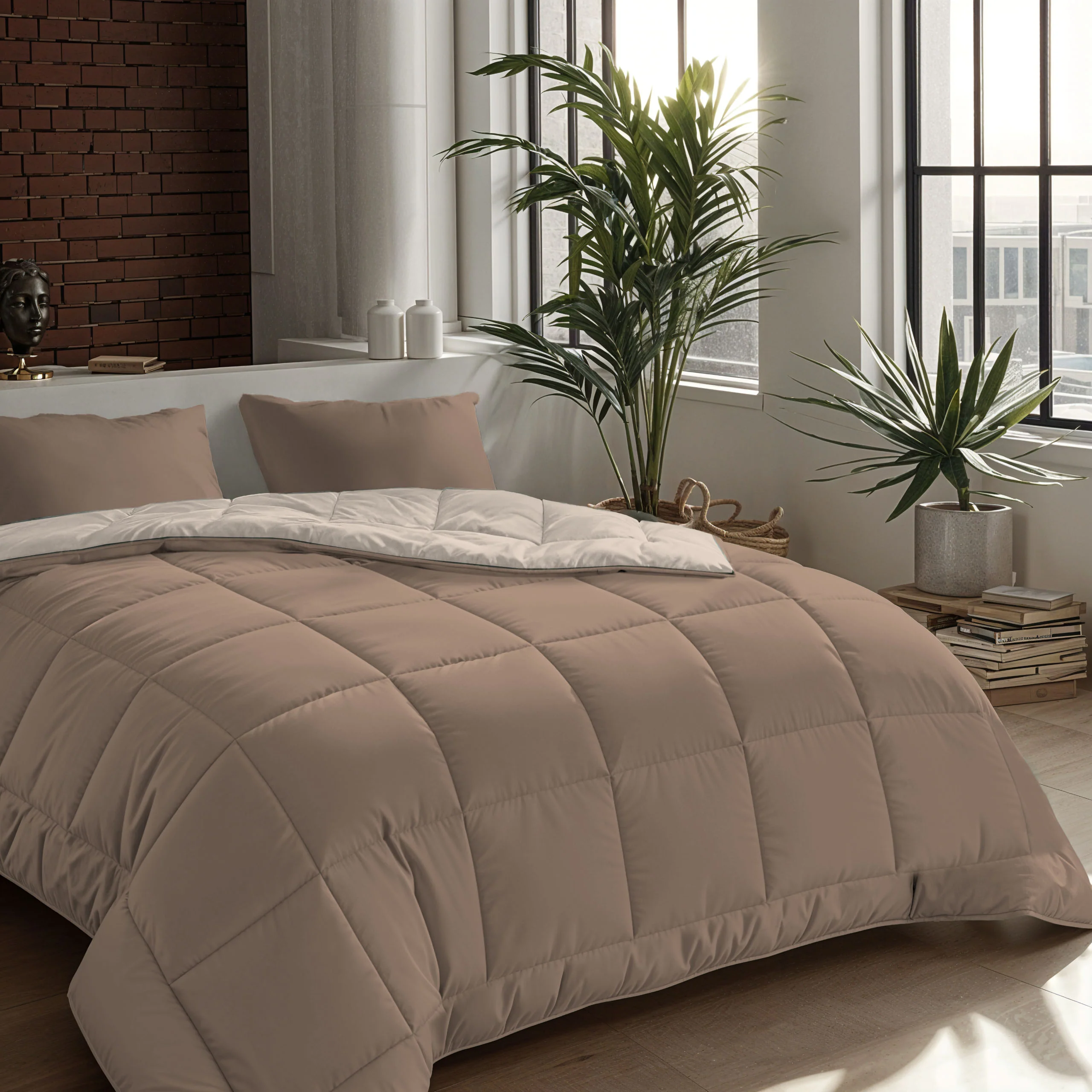 Zelesta Comfort Duo Dekbed - Terra & Zand - Image 3