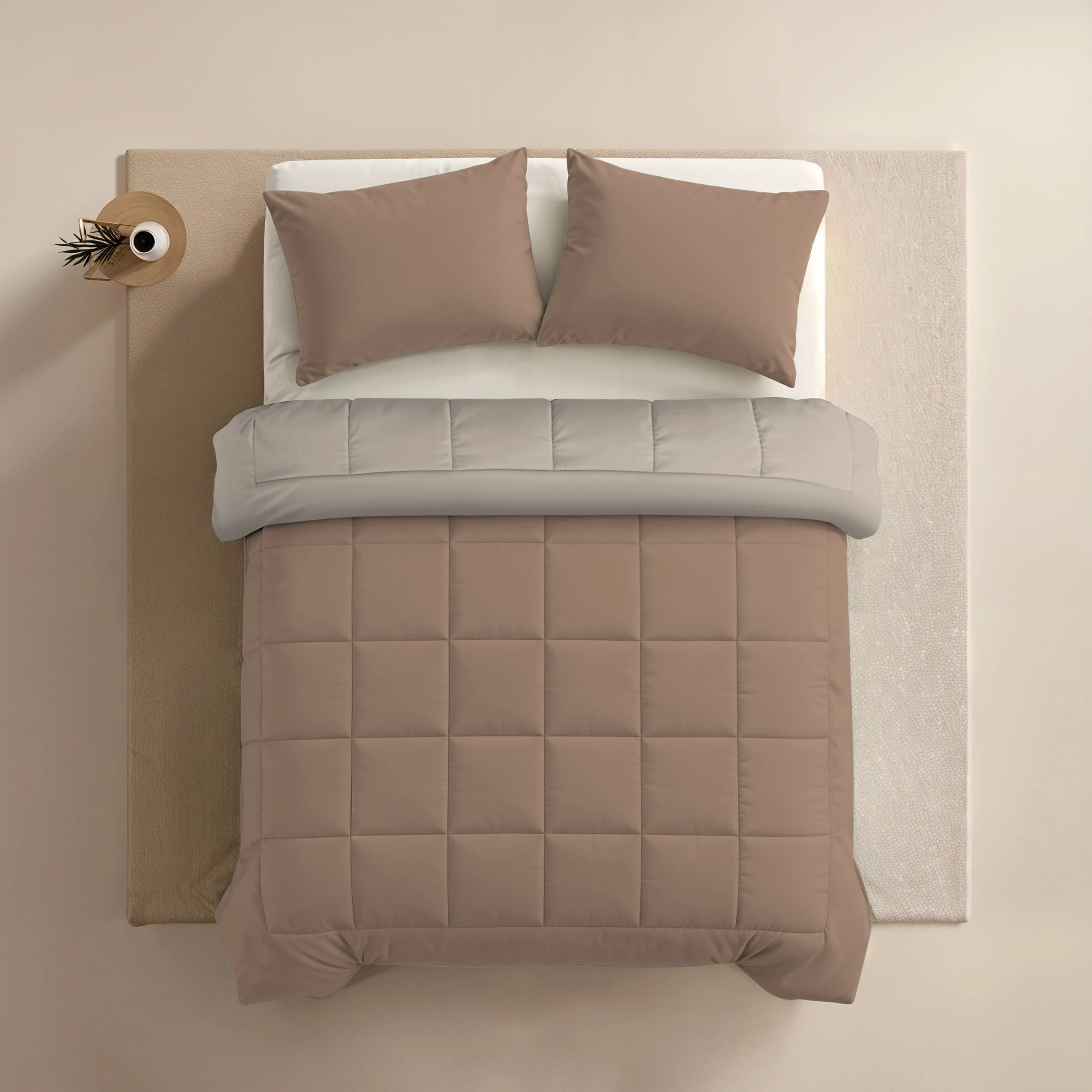 Zelesta Comfort Duo Dekbed - Terra & Zand - Image 4