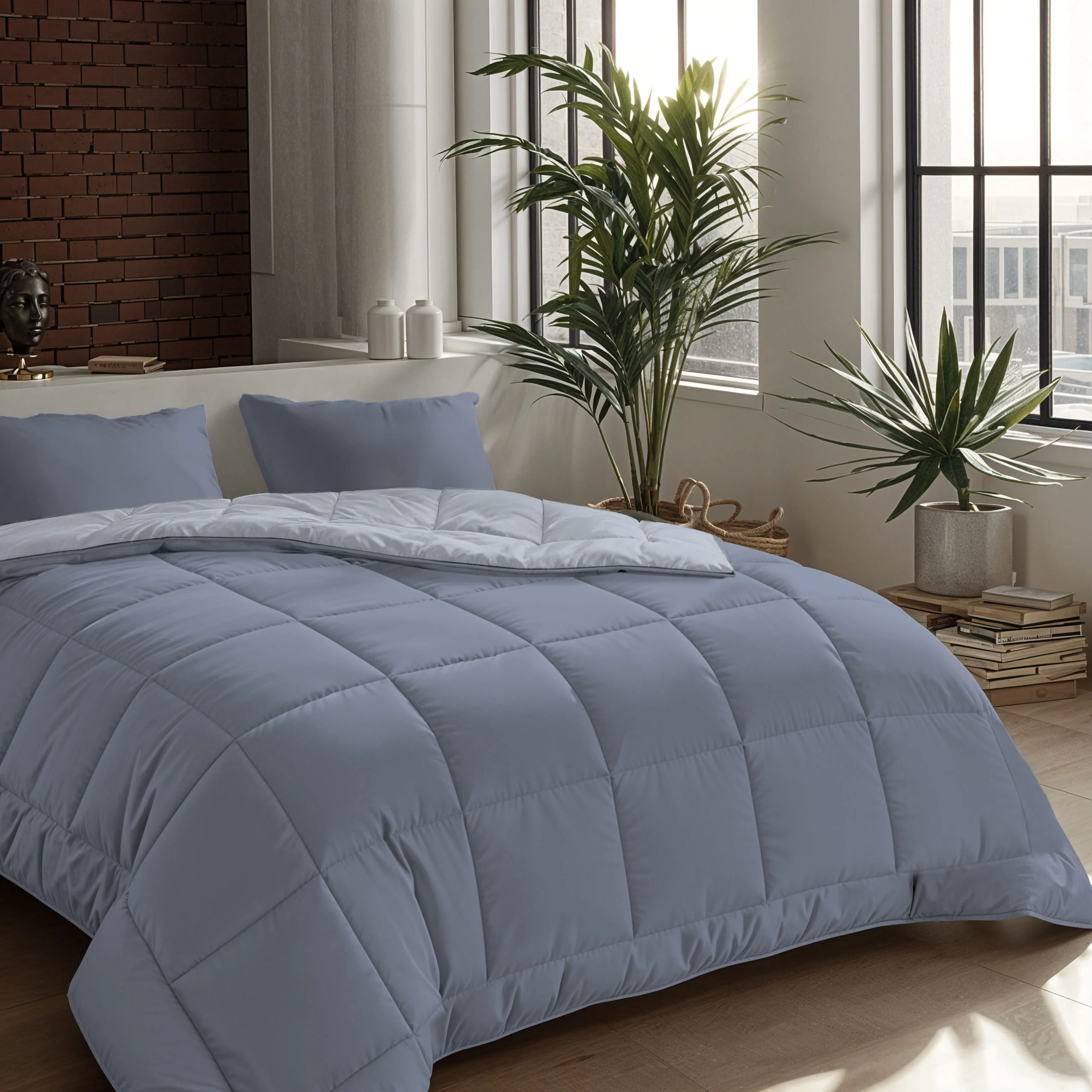 Zelesta Comfort Duo Kussensloop - Ijsblauw - Image 3