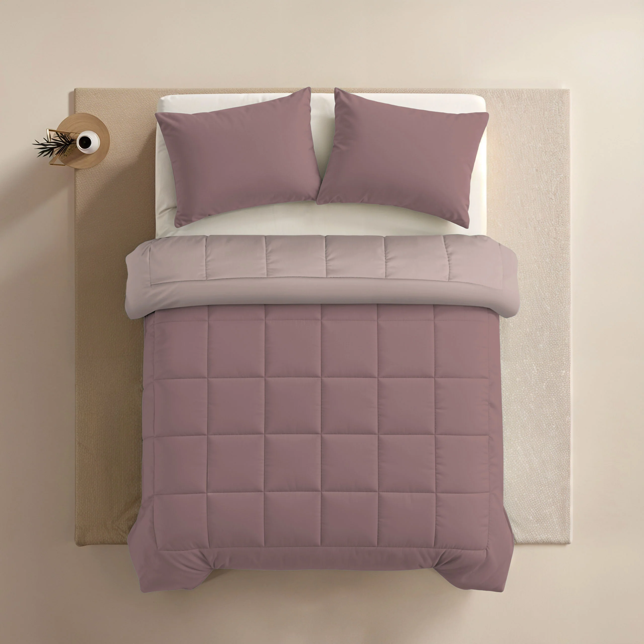 Zelesta Comfort Duo Kussensloop - Oudroze - Image 4