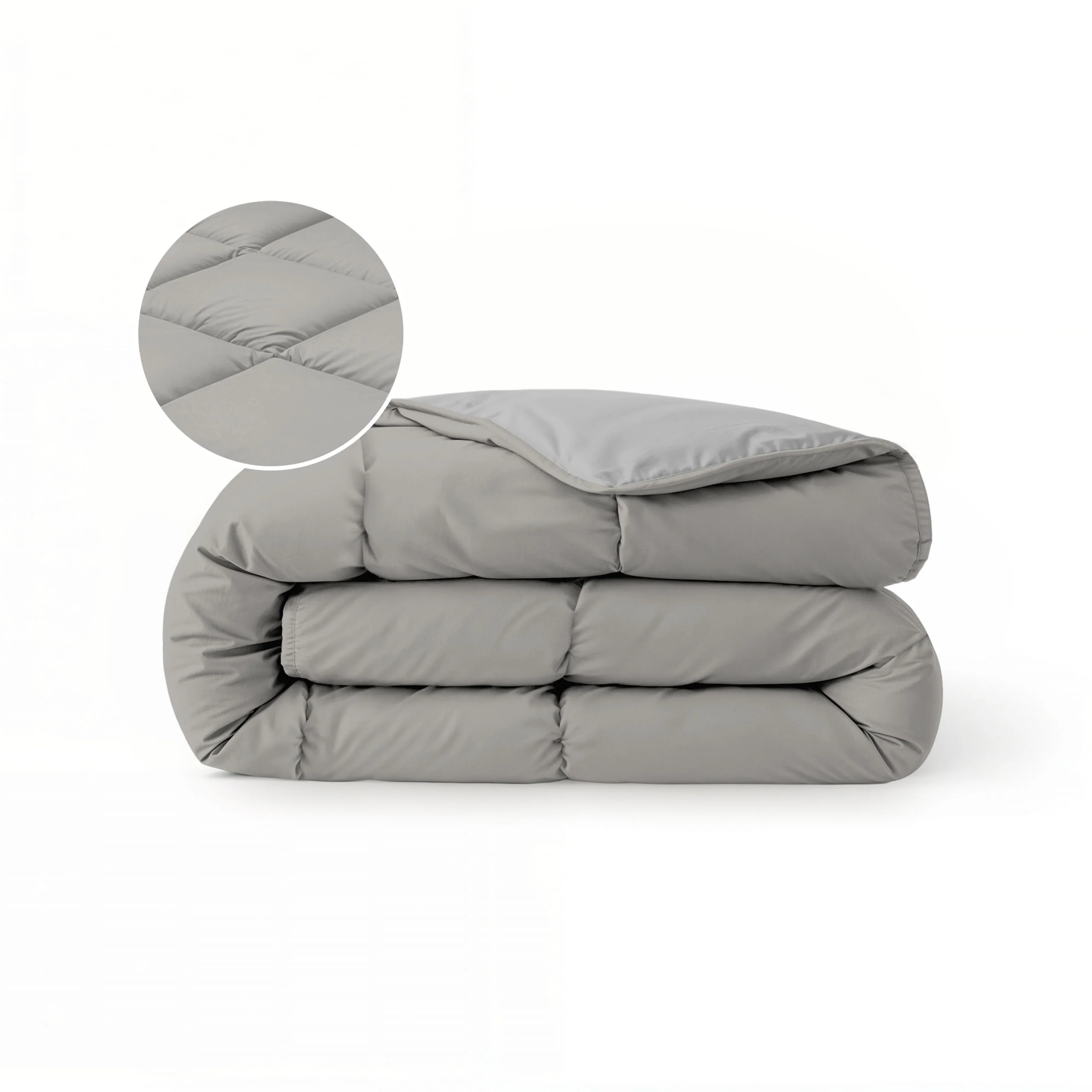 Zelesta Comfort Duo Zomerdekbed - Grijs & Zachtgrijs - Image 8