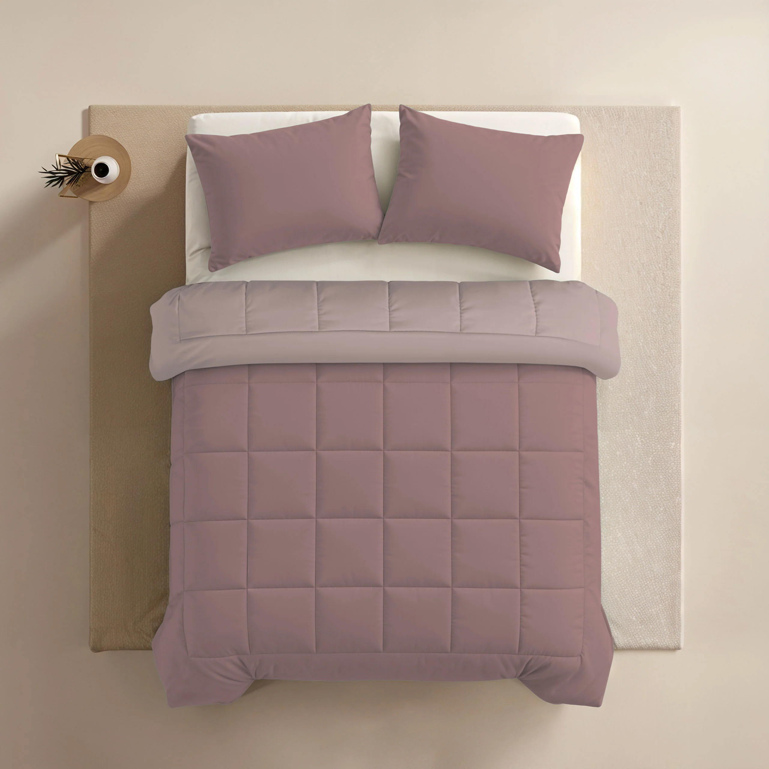 Zelesta Comfort Duo Zomerdekbed - Oudroze & Lichtroze - Image 4