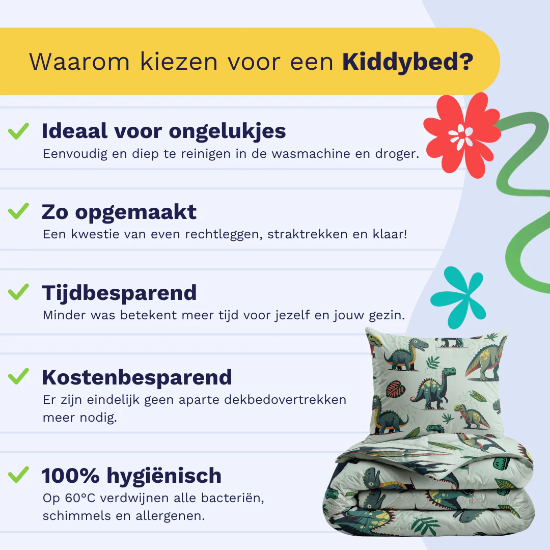 Zelesta Comfort Kids Dekbed - Dino - Image 4