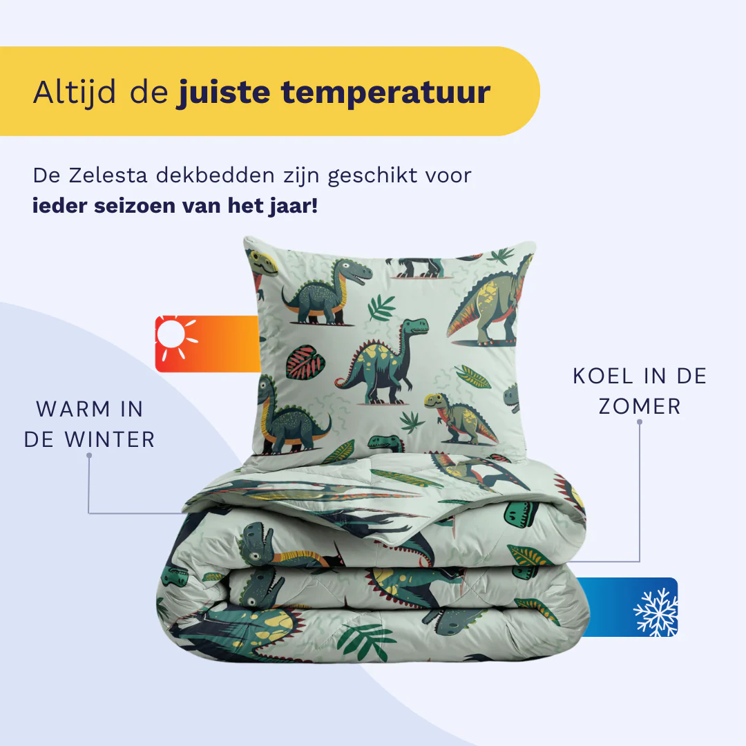 Zelesta Comfort Kids Dekbed - Dino - Image 5