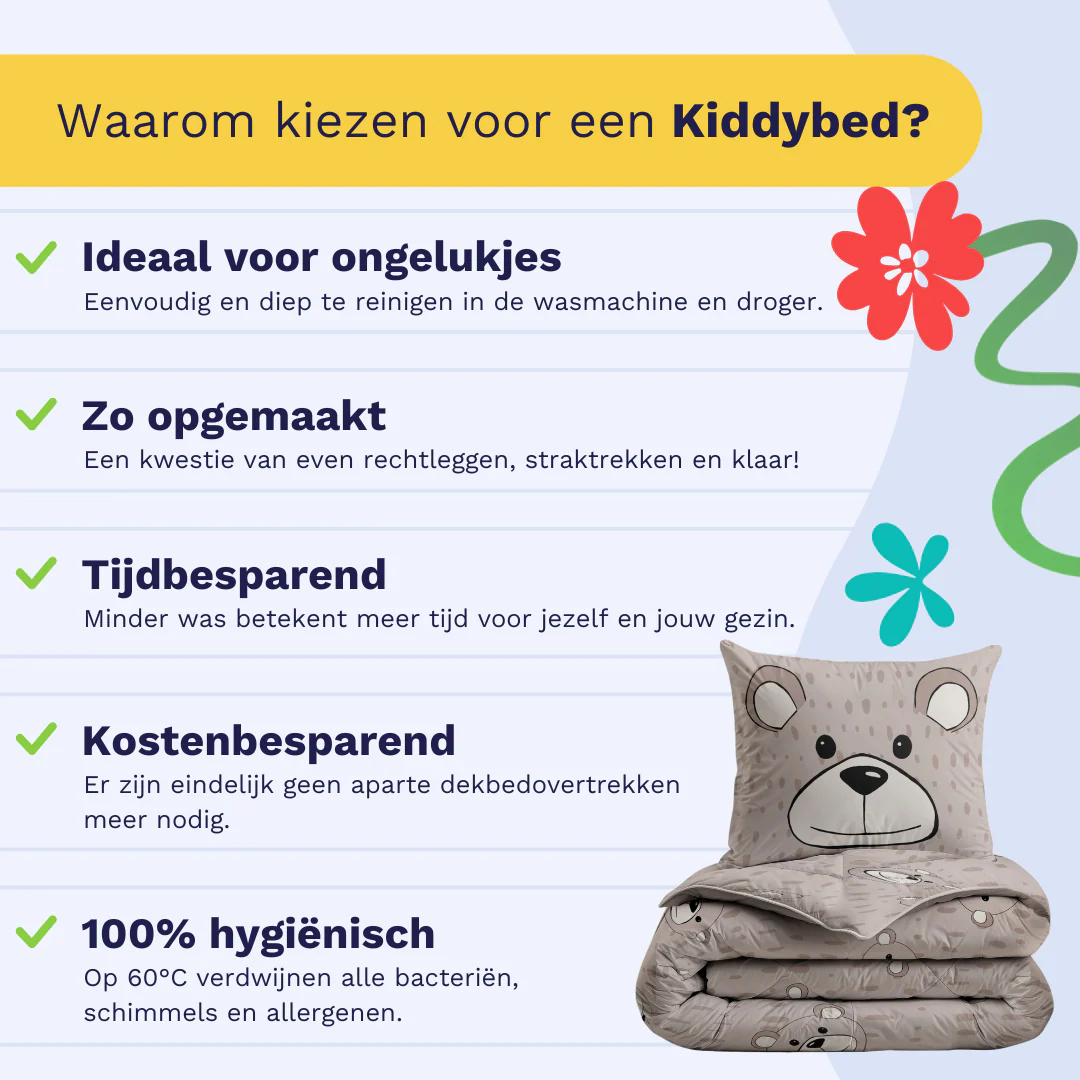 Zelesta Comfort Kids Dekbed - Happy Bear - Image 4
