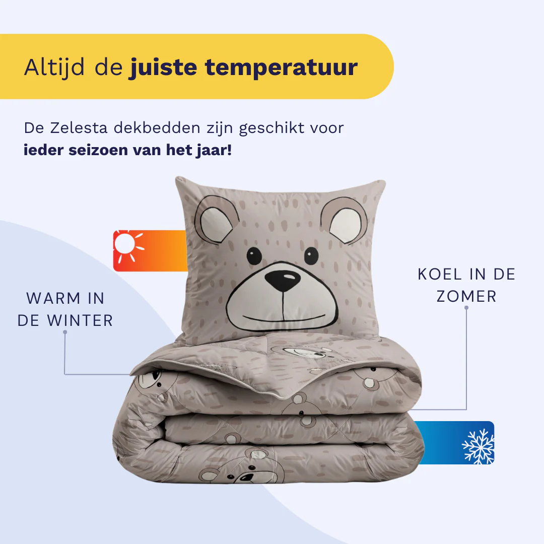 Zelesta Comfort Kids Dekbed - Happy Bear - Image 5